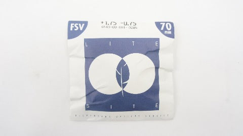 Lite Site 6540-00-001-0285 Optical Service Hard Resin Lens 70mm -1.75 -0.75