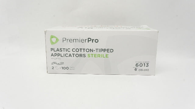 PremierPro 6013 Plastic Cotton-Tipped Applicators - Box of 200 (x)