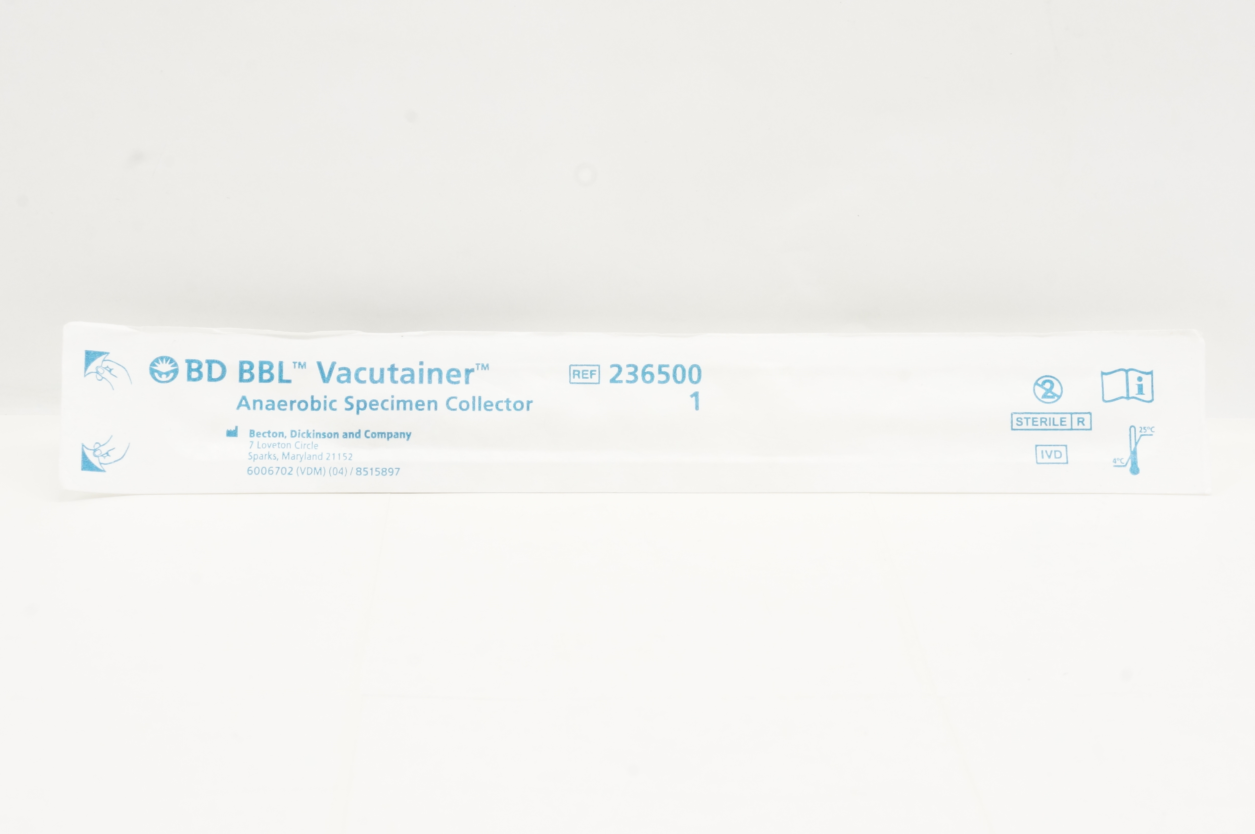 BD 236500 BBL Vacutainer Anaerobic Specimen Collector (x)
