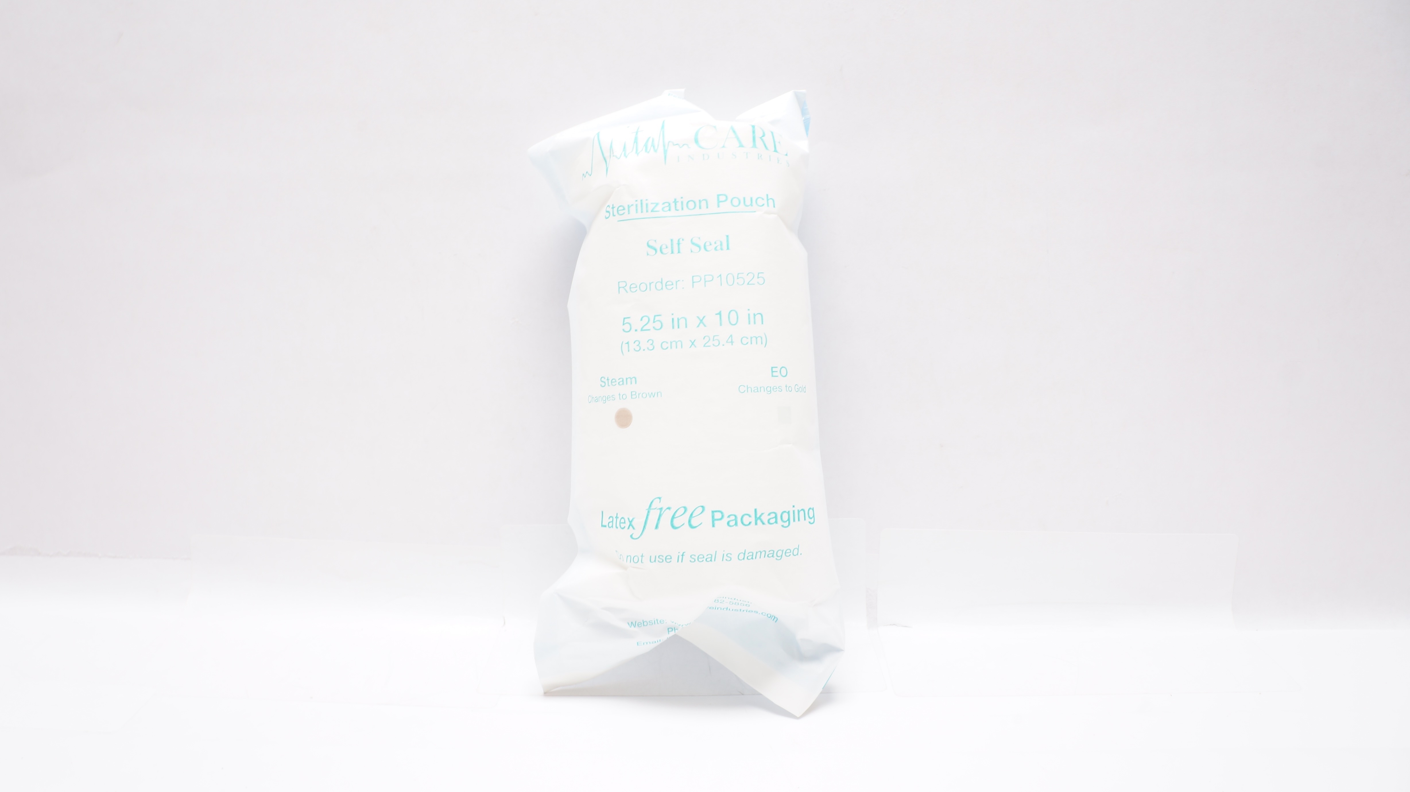 Vital Care PP10525 Sterilization Pouch Self Seal 5.25inch x 10inch