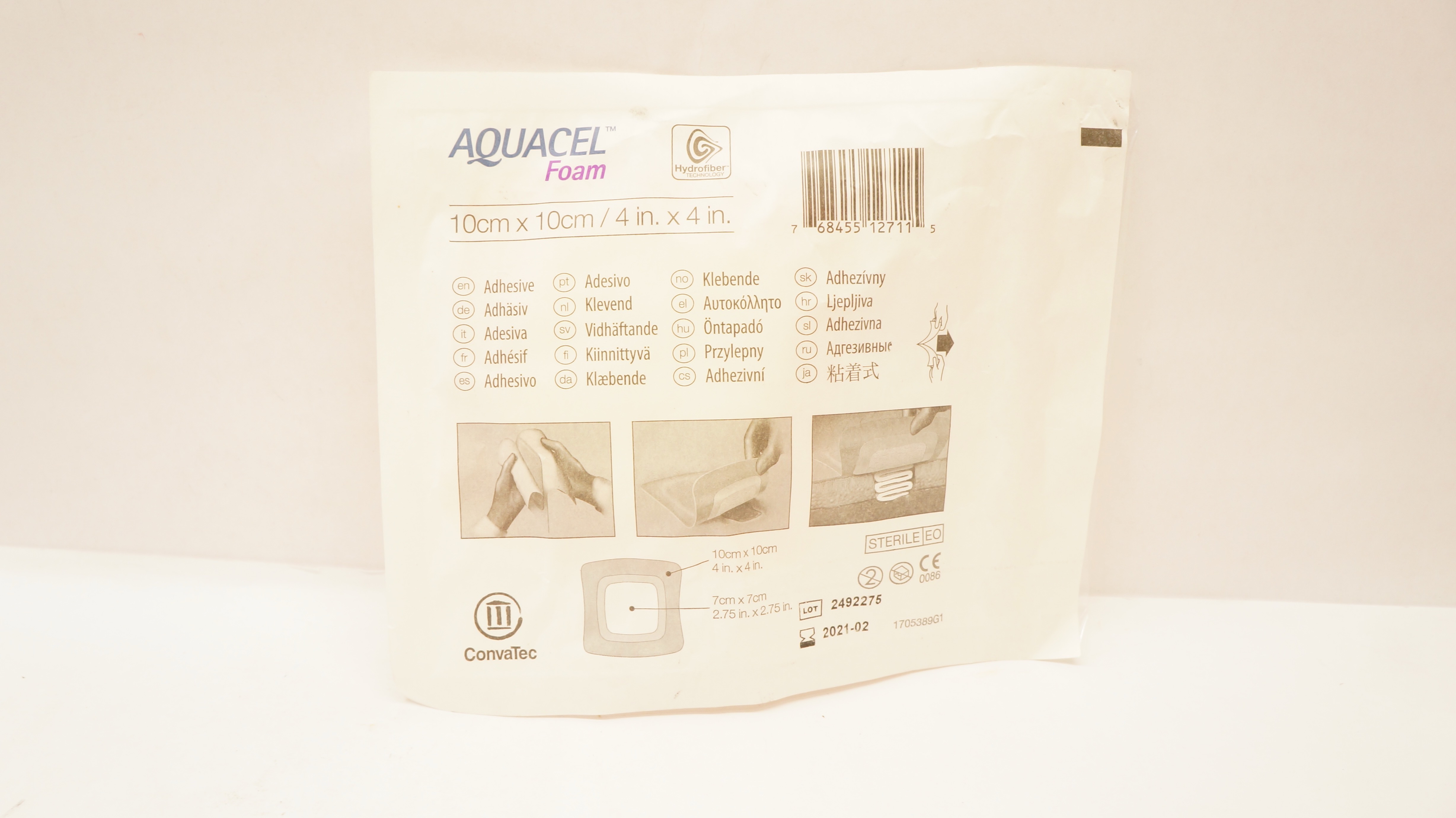 ConvaTec AQUACEL Adhesive Foam 4inch x 4inch (x)