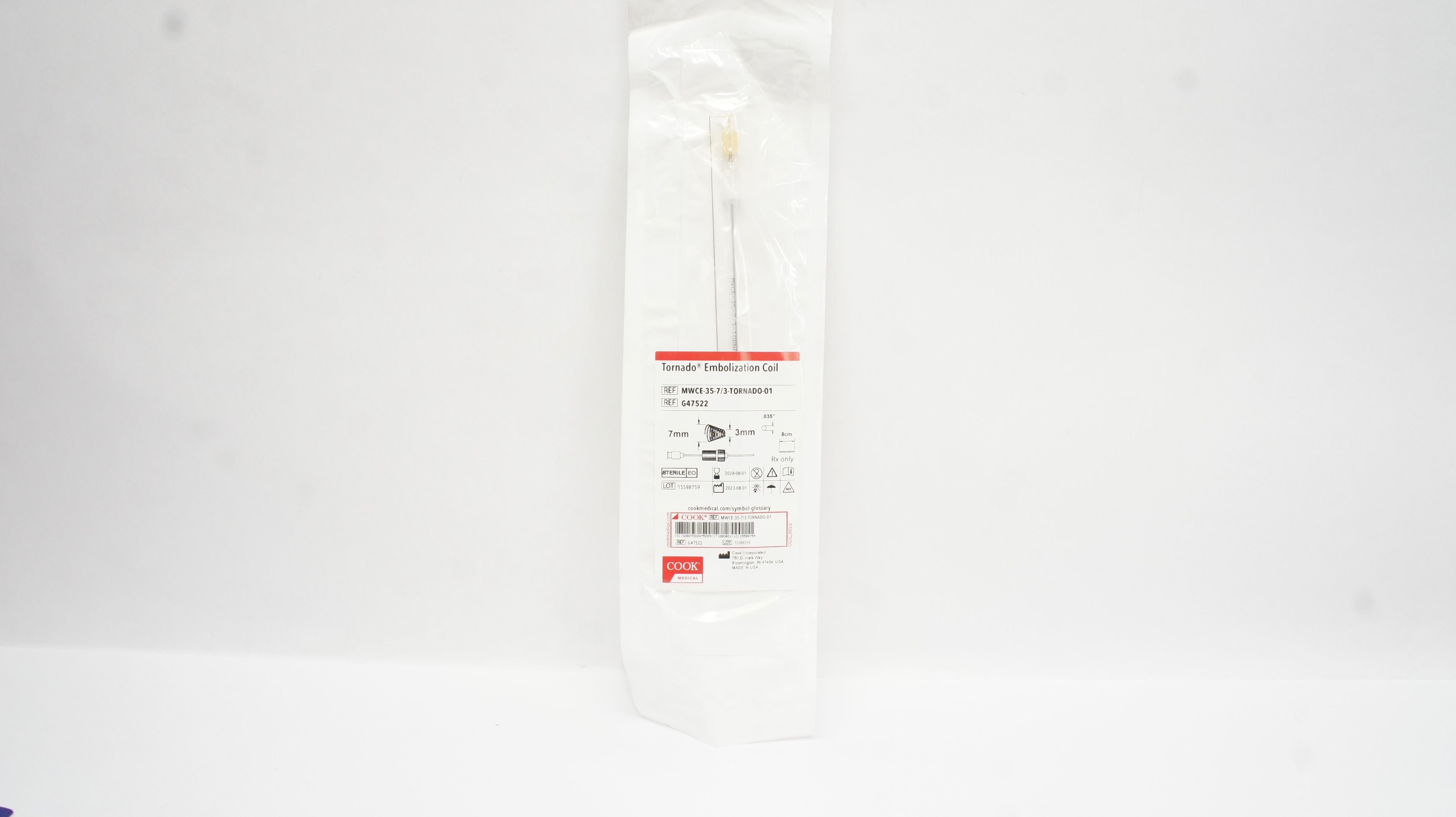 Cook Medical G47522 Tornado Embolization Coil
