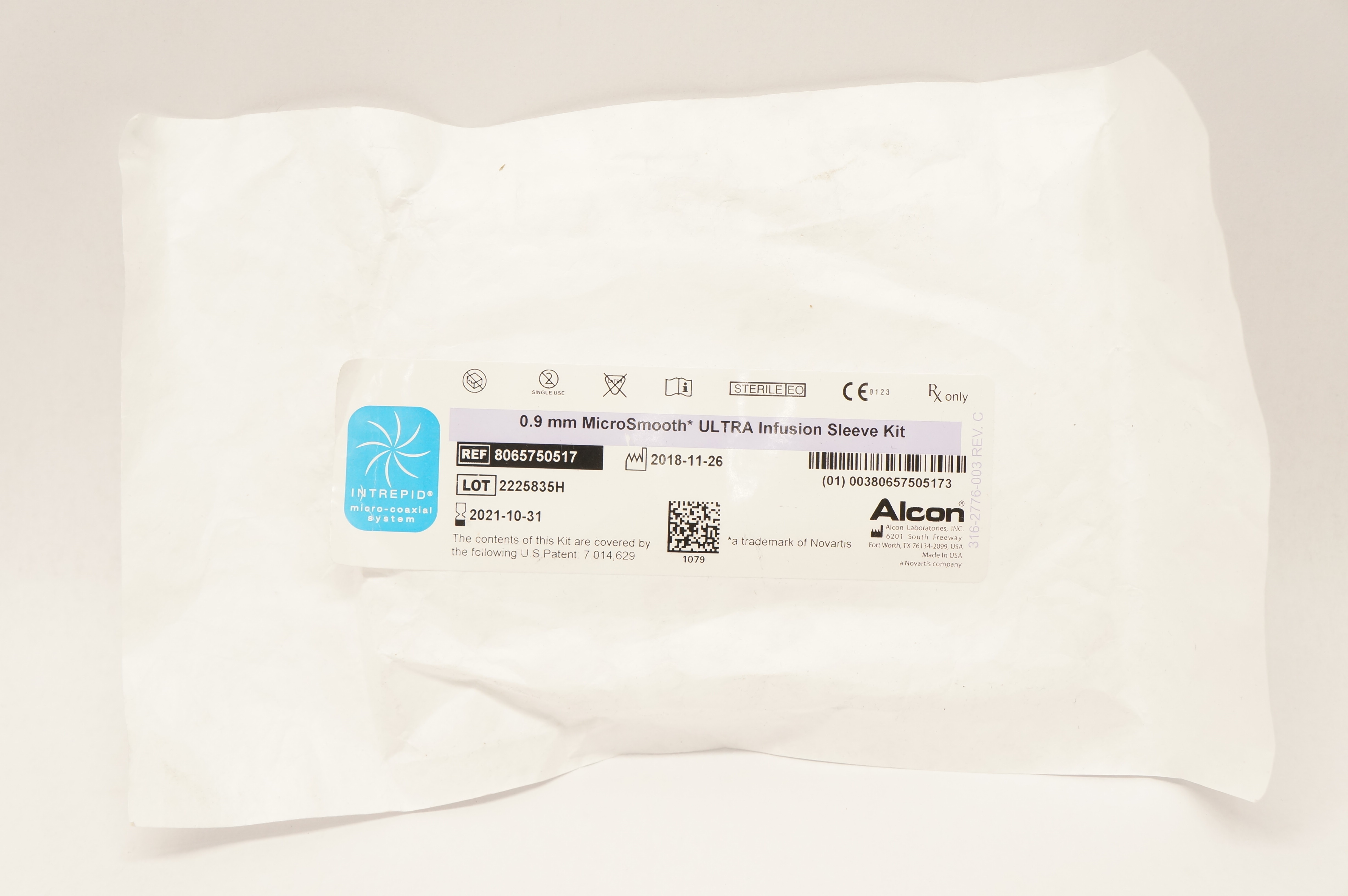 Alcon 8065750517 MicroSmooth ULTRA Infusion Sleeve Kit 0.9mm (x)