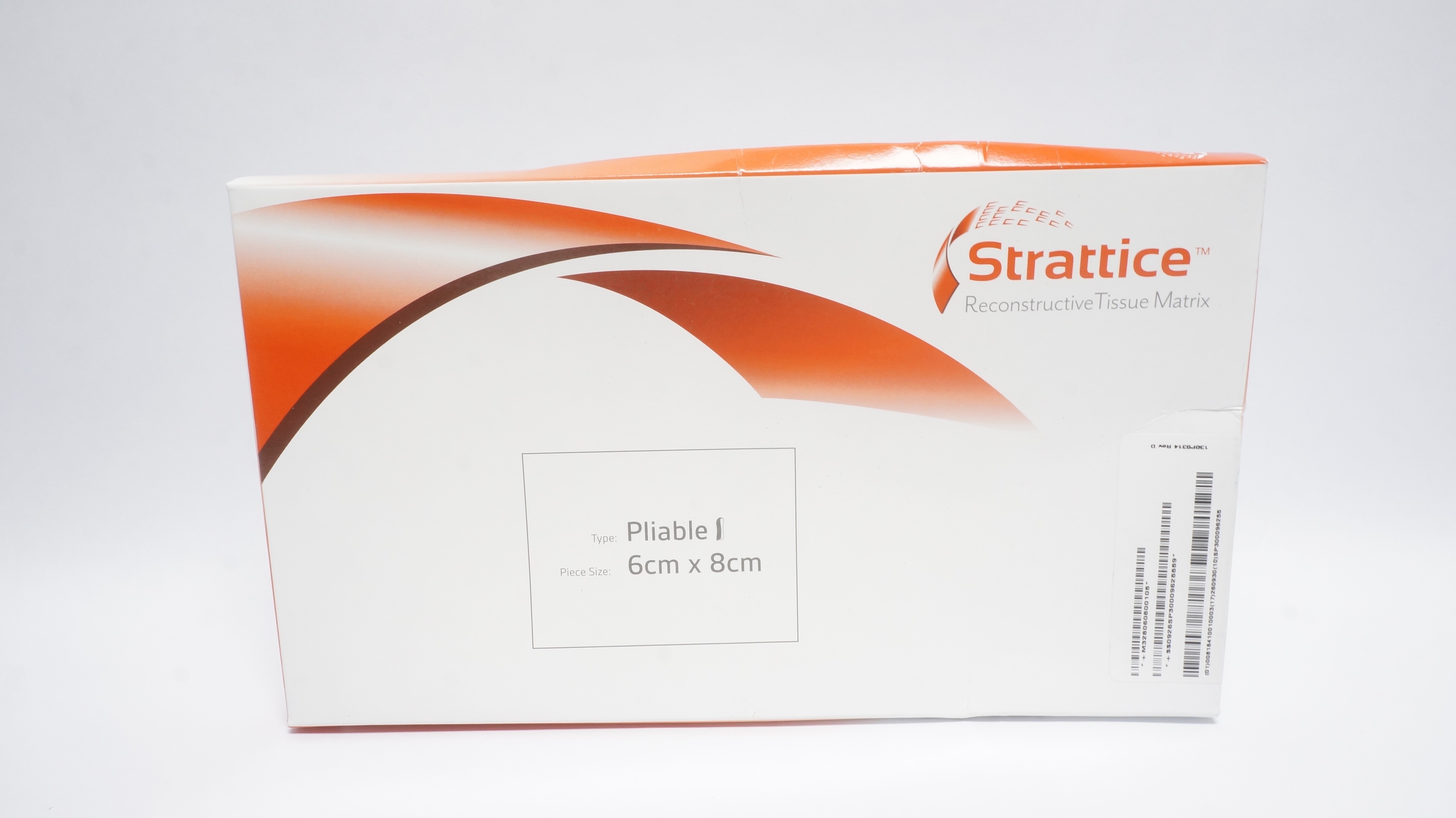 Allergan 0608001 Strattice Reconstructive Tissue Matrix, Pliable 6cm x 8cm