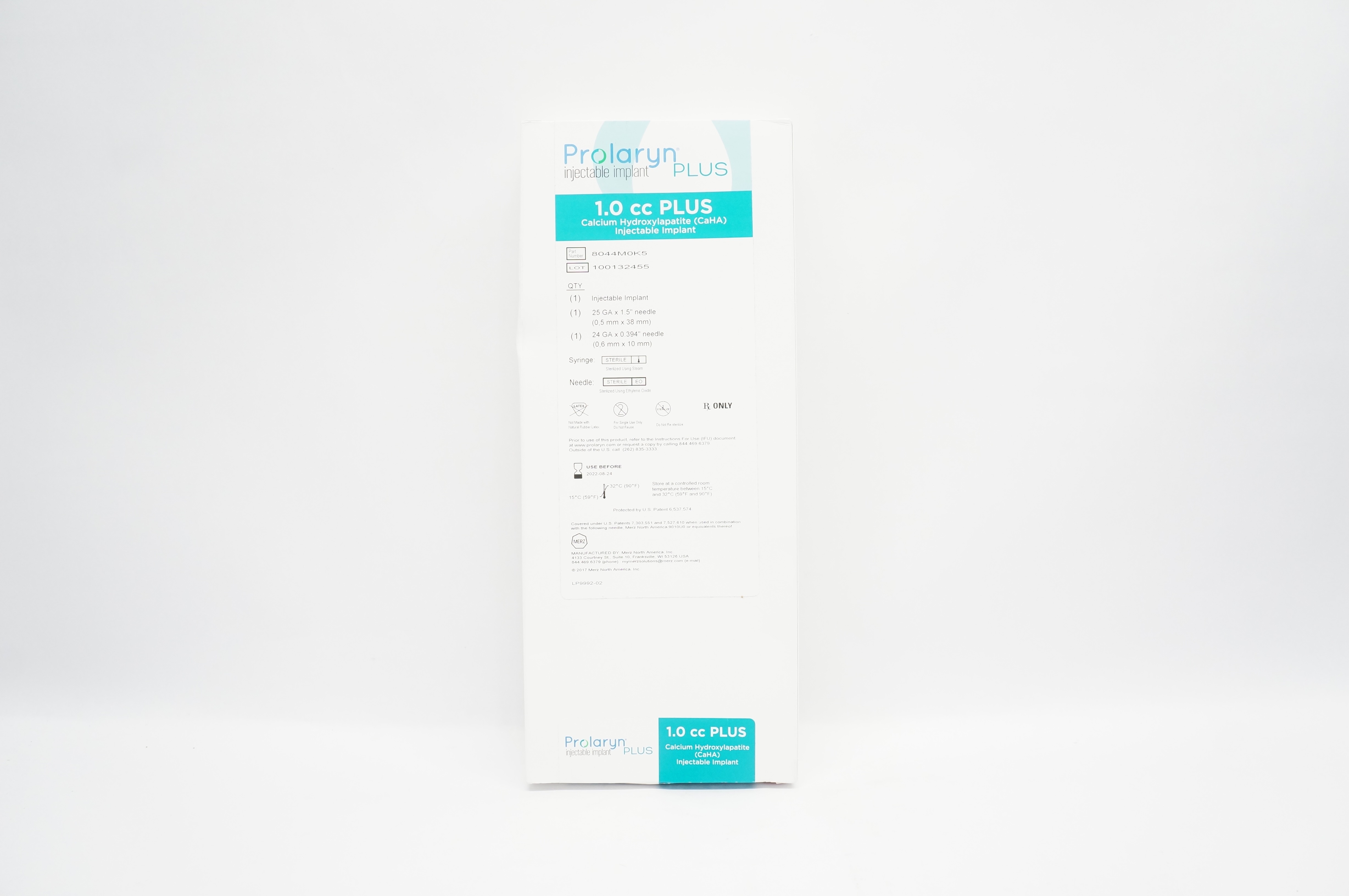 Merz 8044M0K5 Injectable Implant 1.0cc Plus Calcium Hydroxylapatile 25Ga (x)
