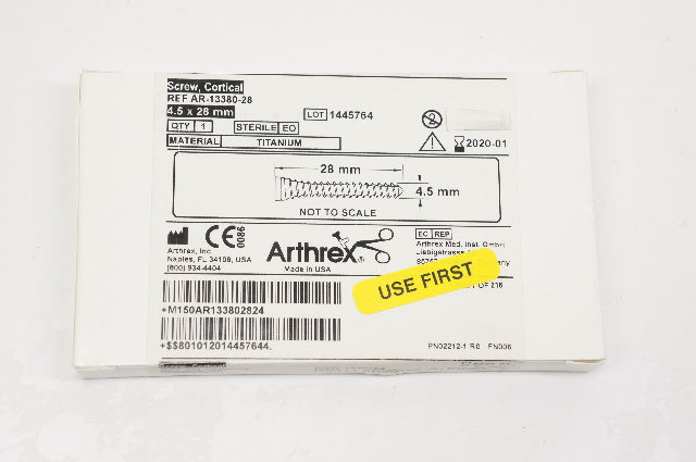 Arthrex AR-13380-28 Screw Cortical 4.5 x 28mm (x)