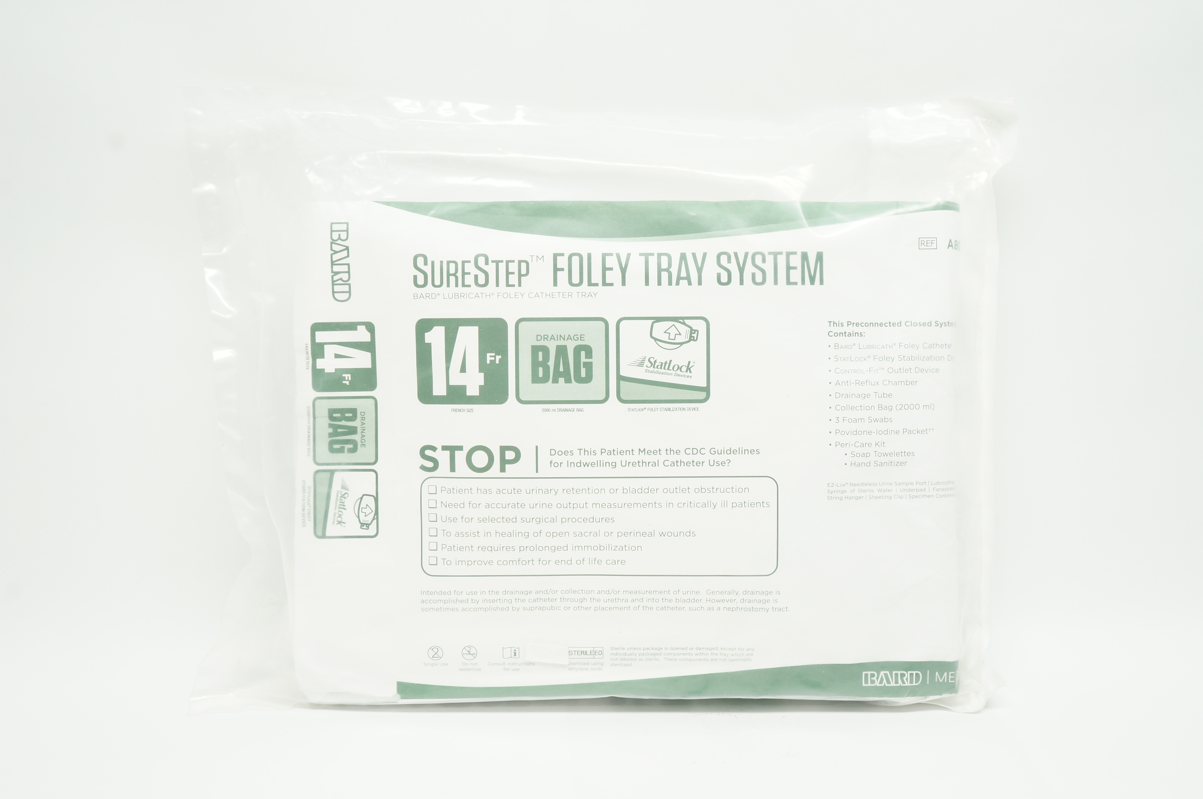Bard A800360 SureStep Foley Tray System 14 Fr