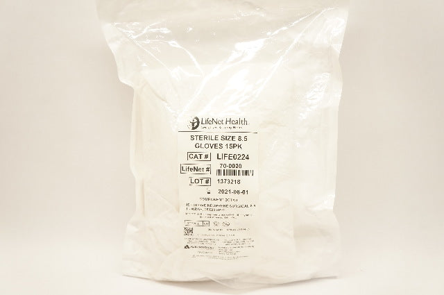 LifeNet Health LIFE0224 Avid Medical Sterile Gloves Size 8.5, 15 PK (x)