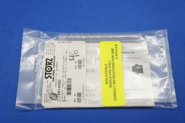 Karl Storz 28140SC Threaded Cannula For 28140FB Polymer Handle, Single Use
