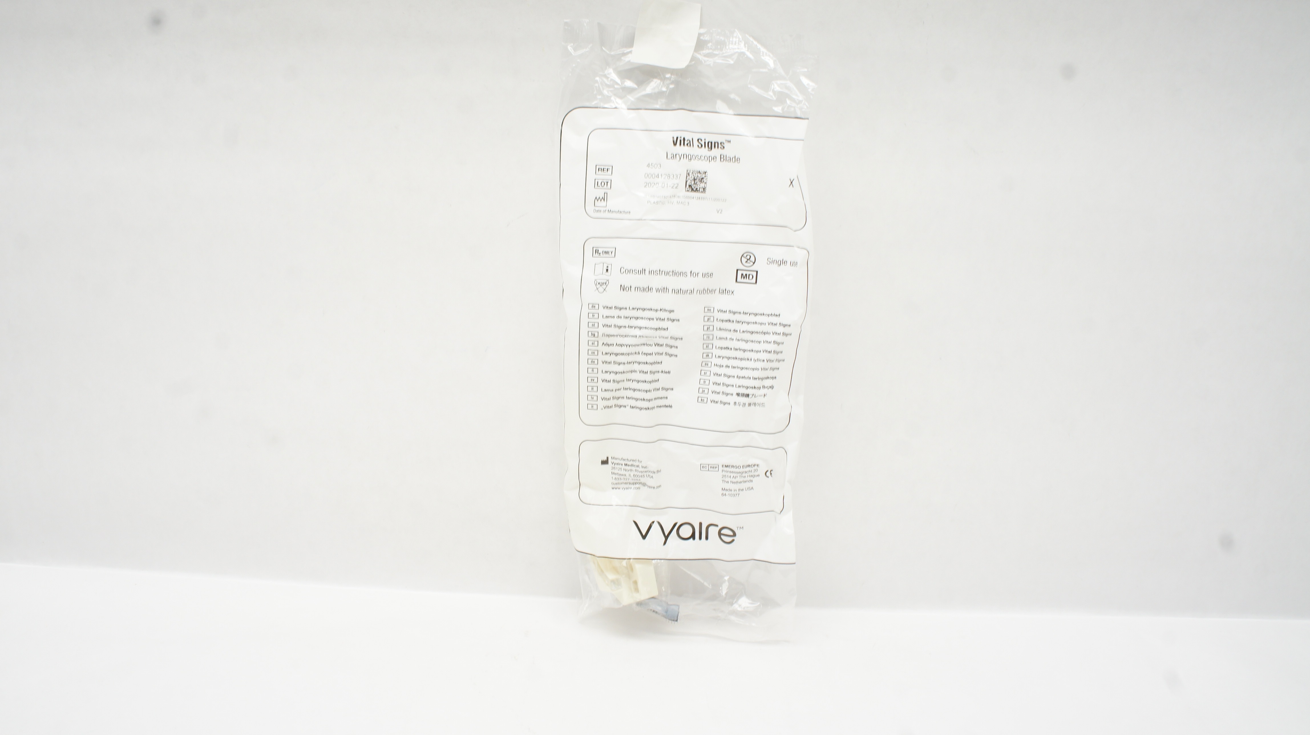 Vyaire 4503 Vital Signs Laryngoscope Blade (x)
