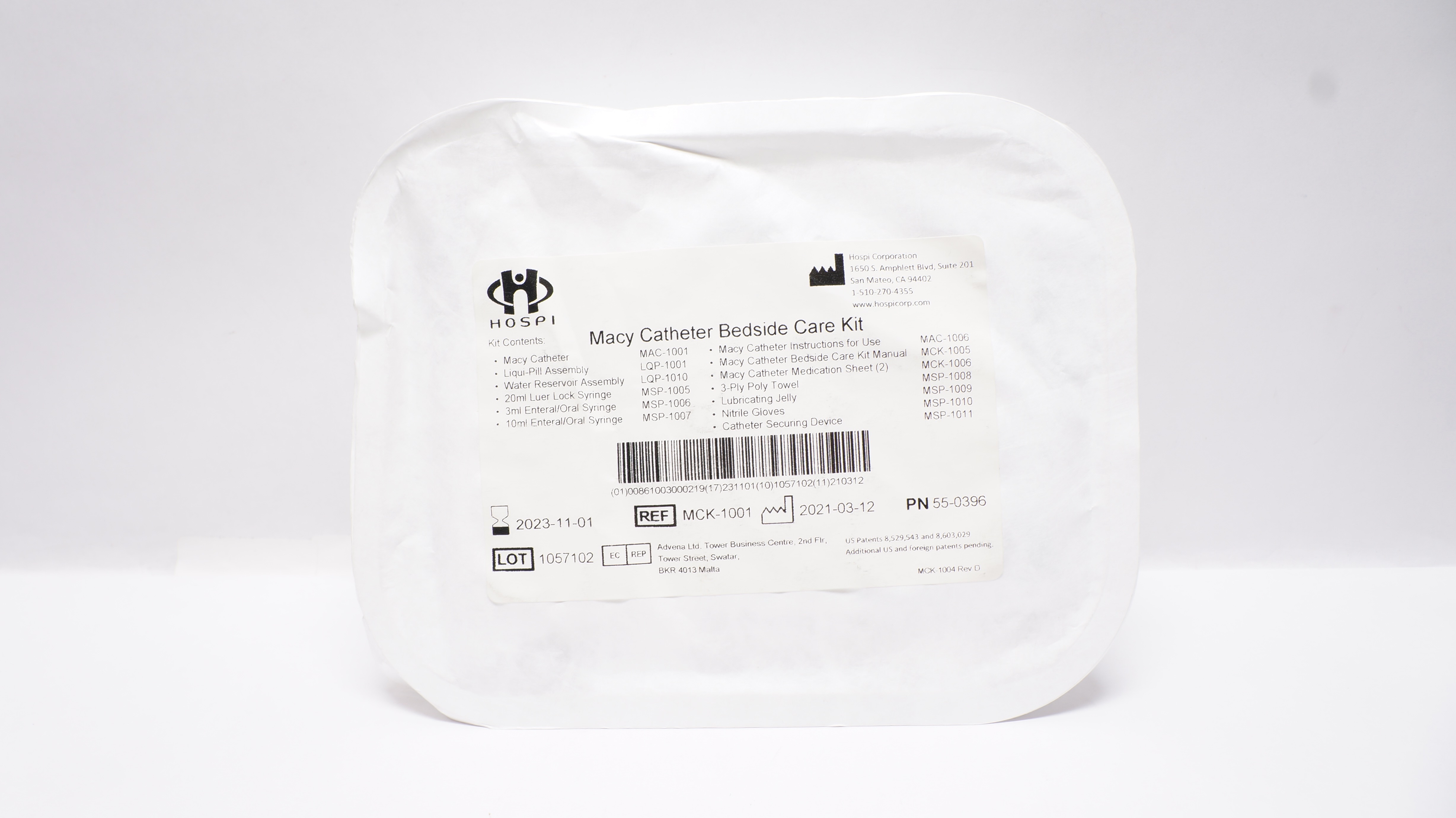 Hospi MCK-1001 Macy Cath. Bedside Care Kit (x)