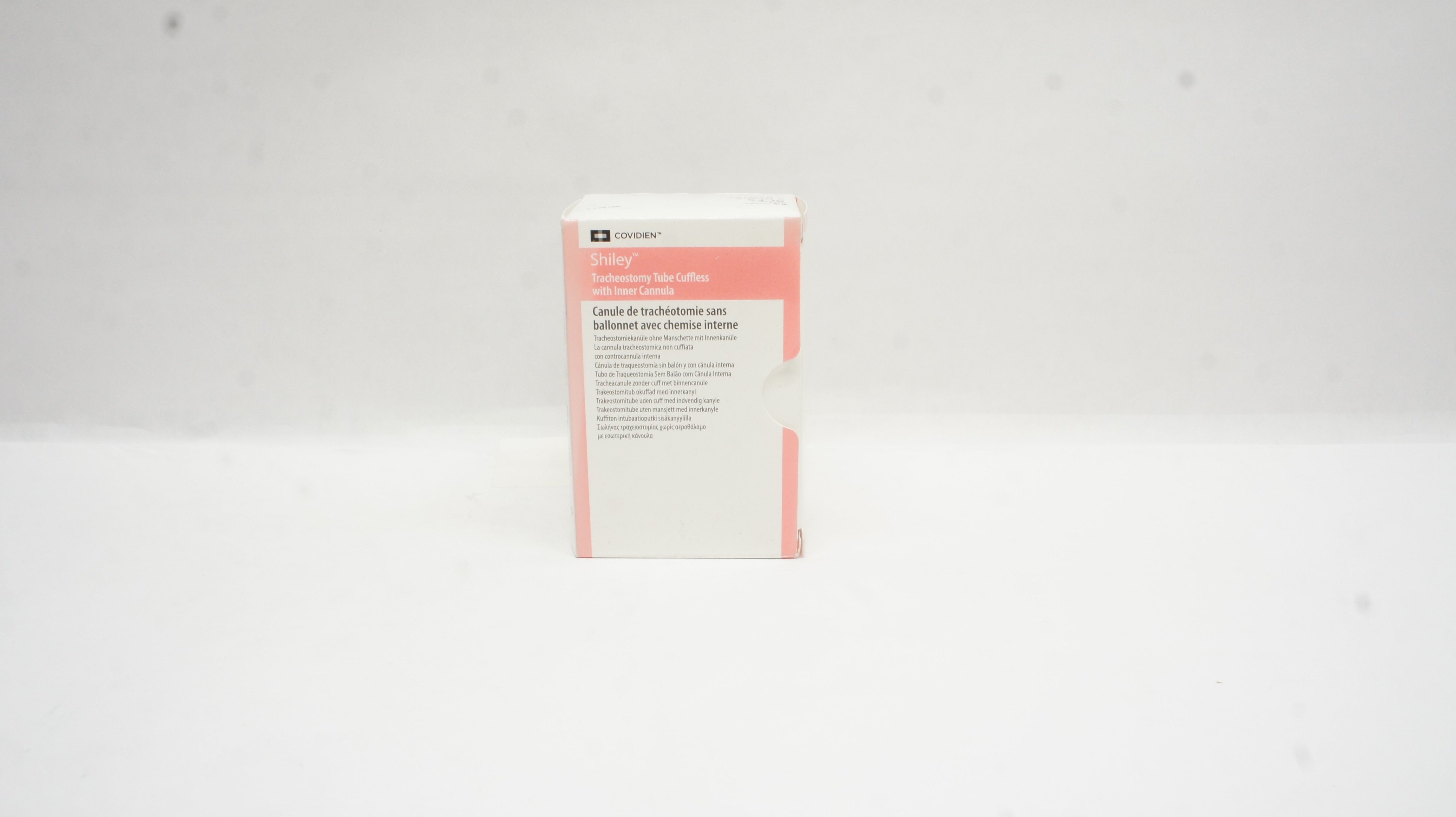 Covidien 8CFS Shiley Tracheostomy Tube Cuffless 7.6 ID x 12.2 OD x 81mm