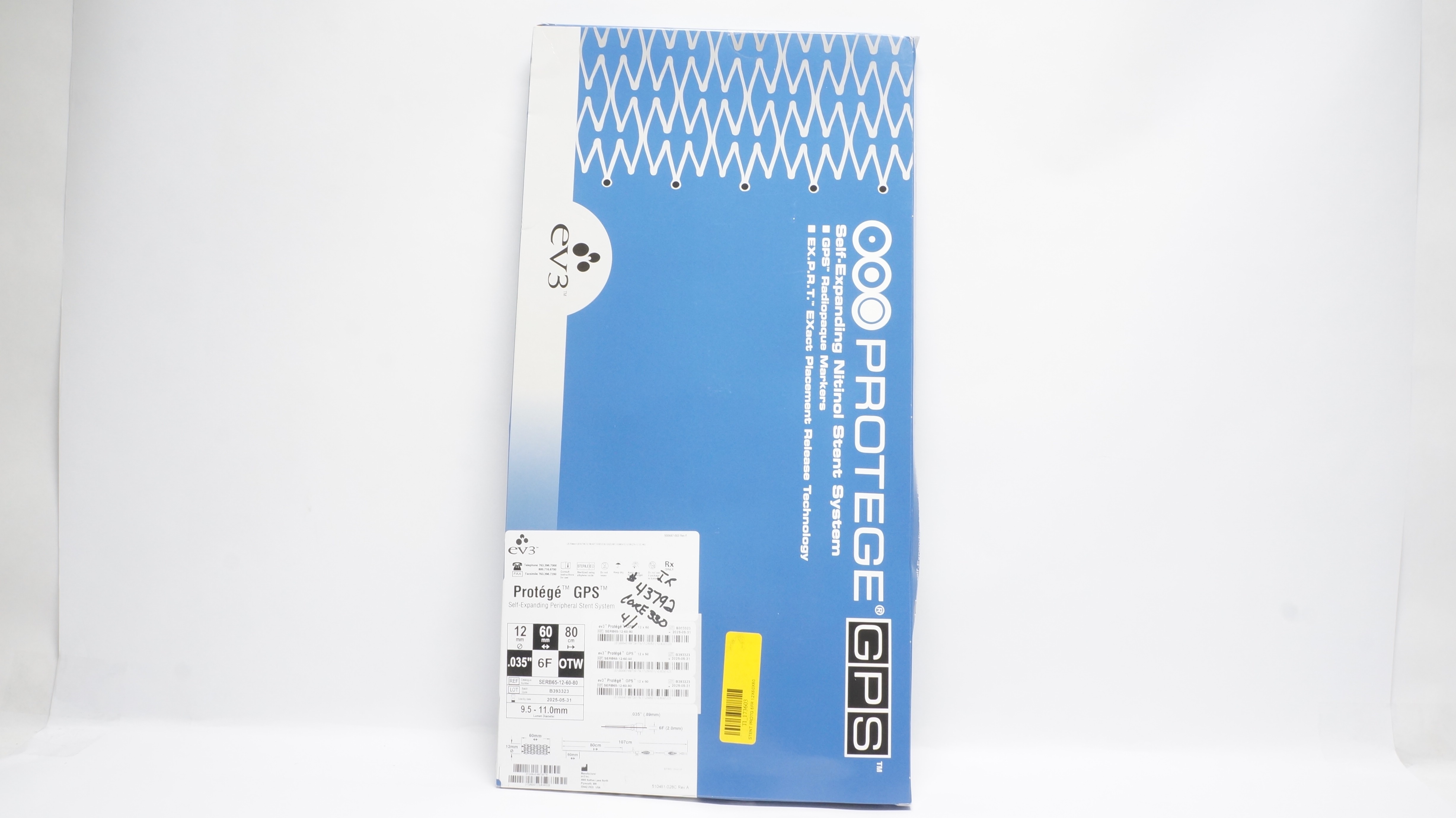 EV3 SERB65-12-60-80 Protege GPS Self-Expanding Peripheral Stent System .035In(x)