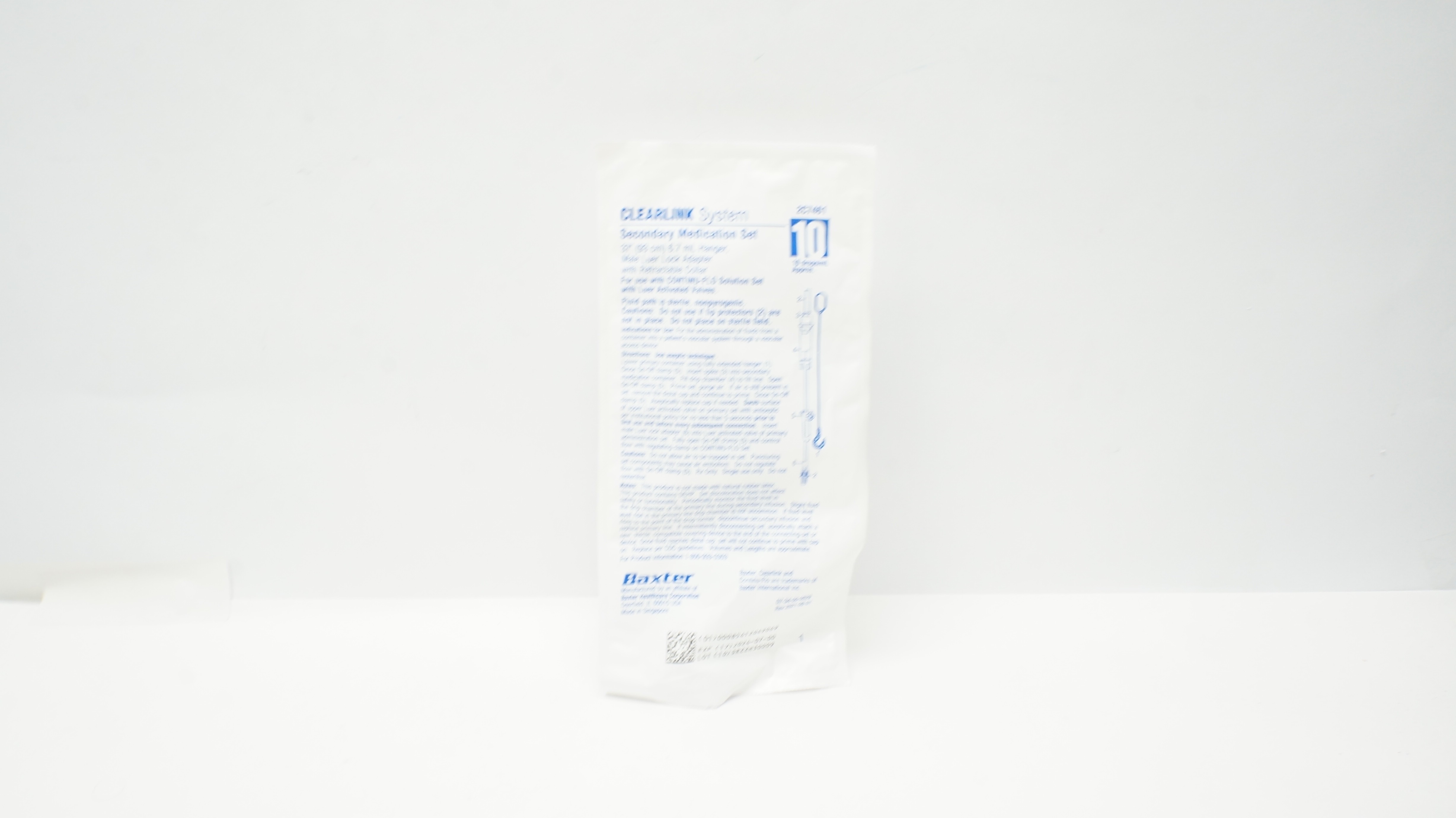 Baxter 2C7461 Clearlink System Secondary Medication Set 37in x 6.7mL10drop/ml(X)