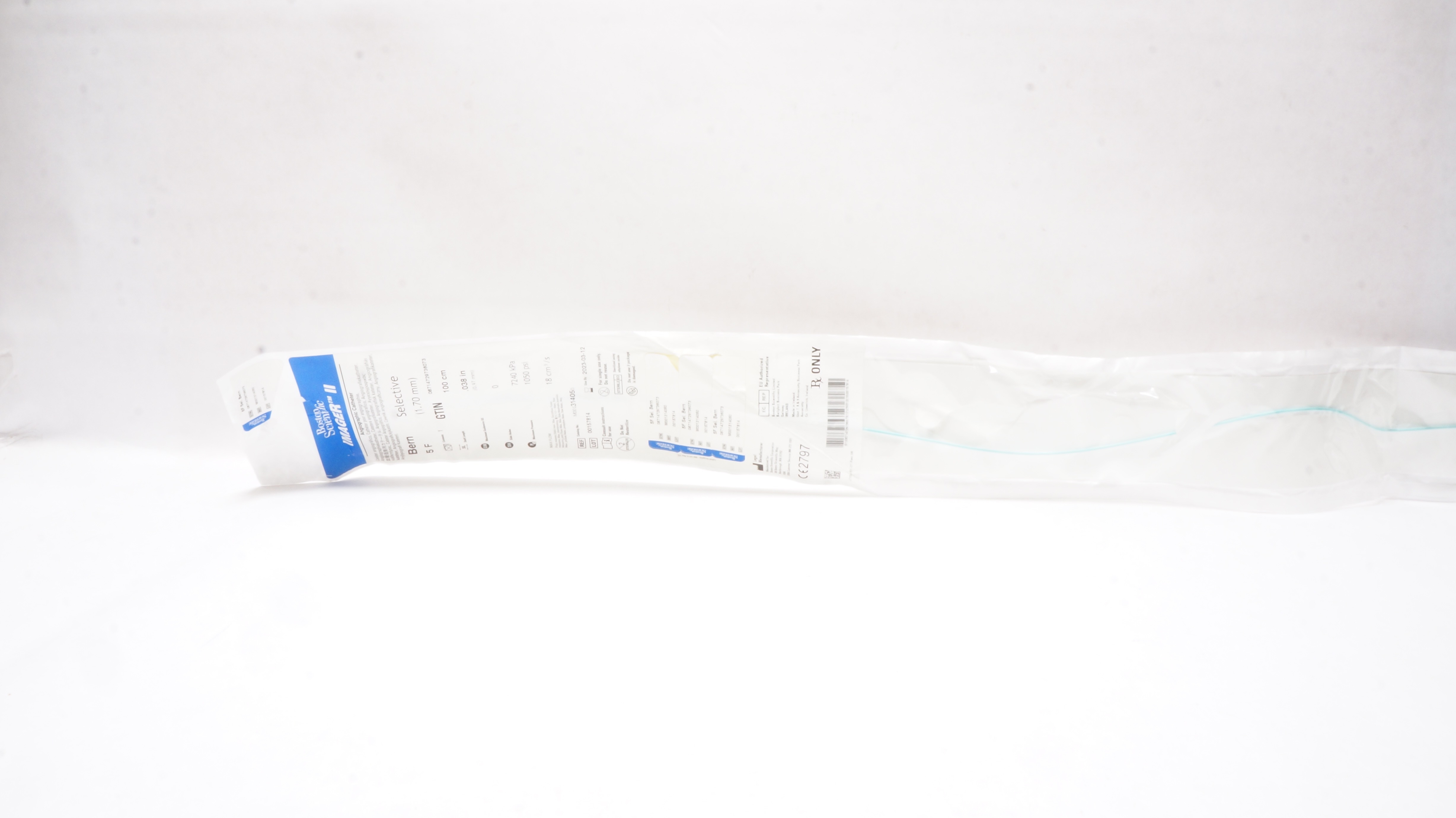 Boston Scientific 31405 Imager II Angiographic Catheter 5F Bern Selective (x)