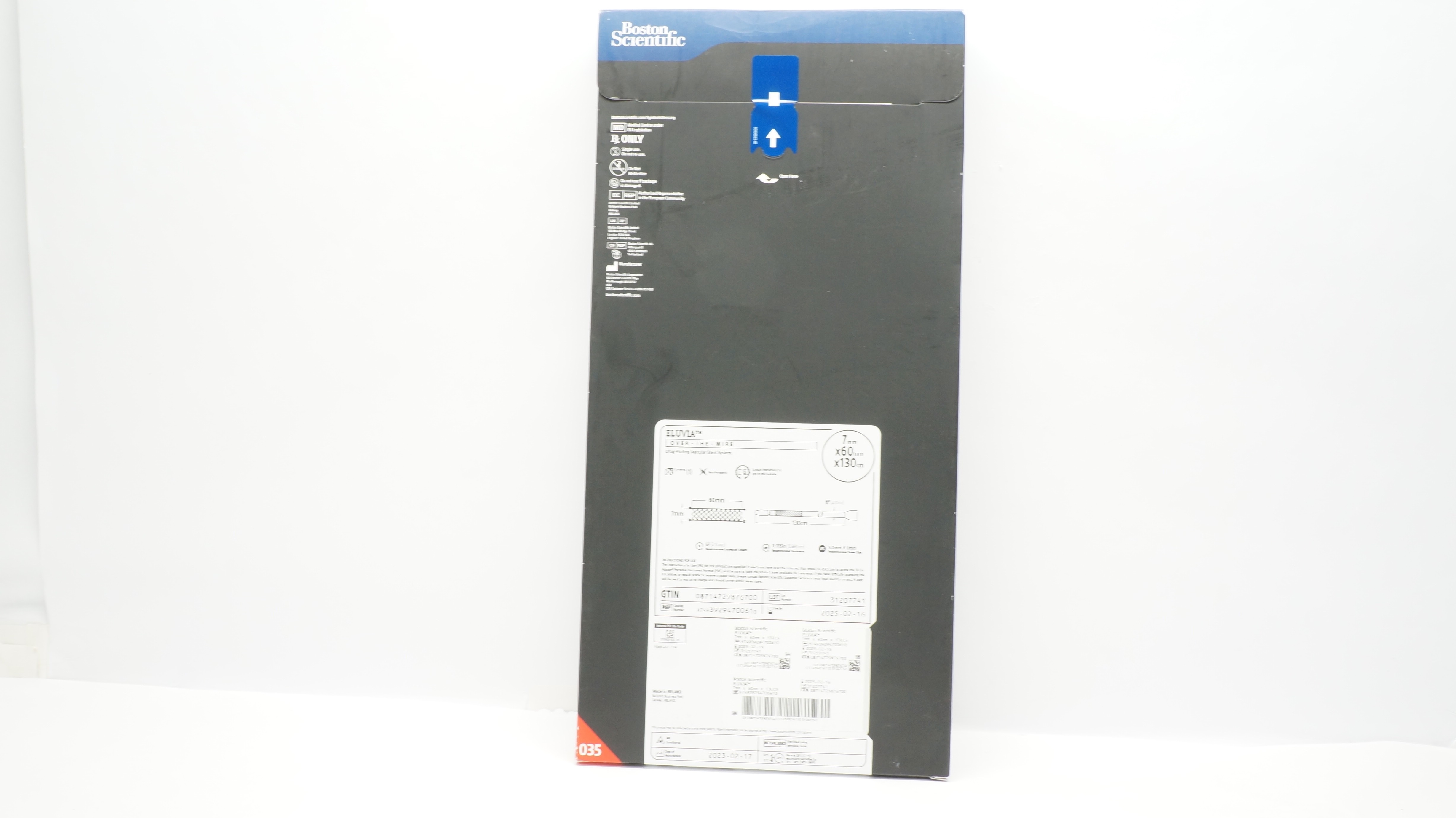 Boston Scientific H74939294700610 Eluvia Stnt System 7mm x 60mm x 130cm (x)