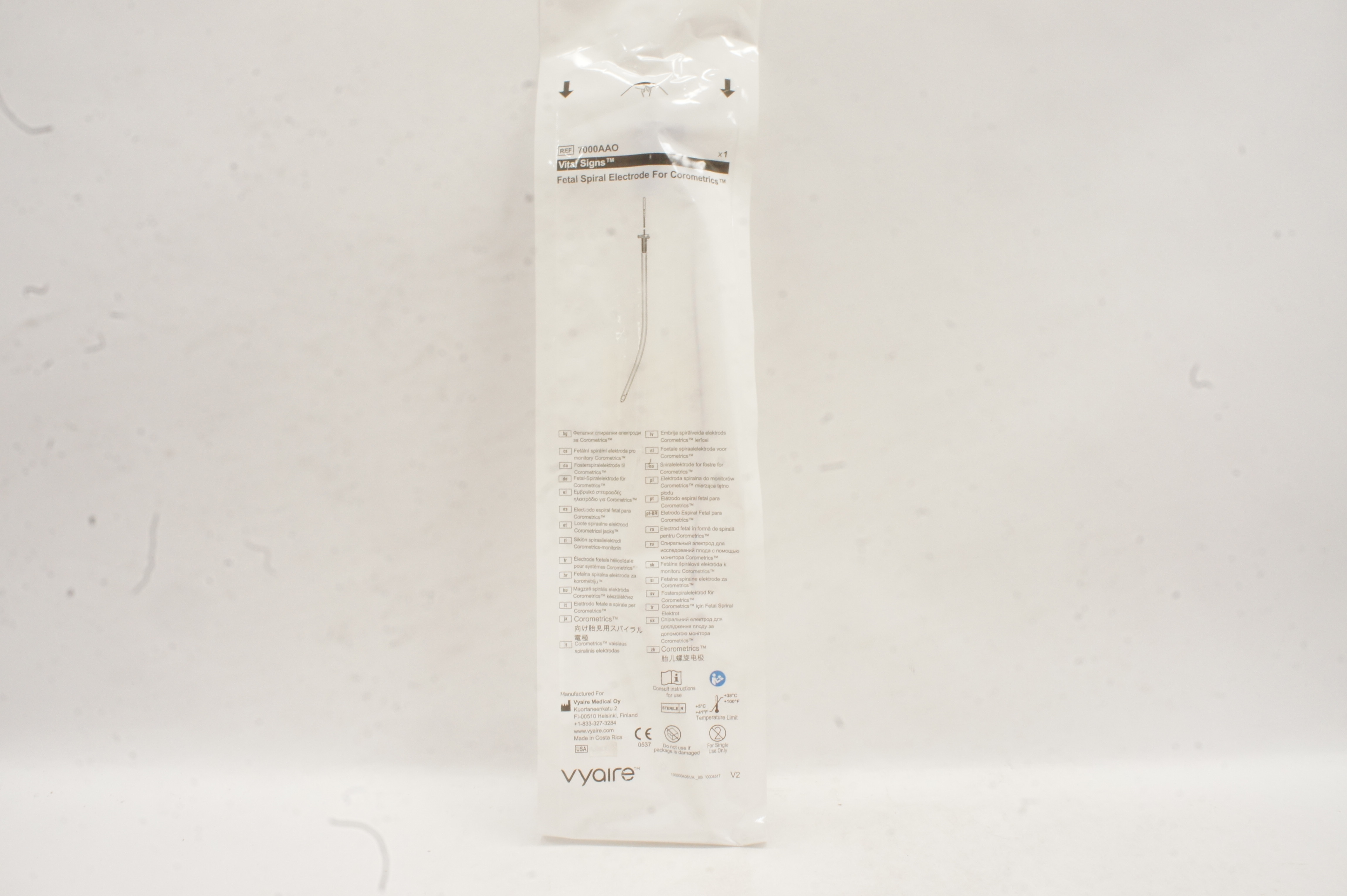 Vyaire 7000AAO Vital Signs Fetal Spiral Electrode For Corometrics