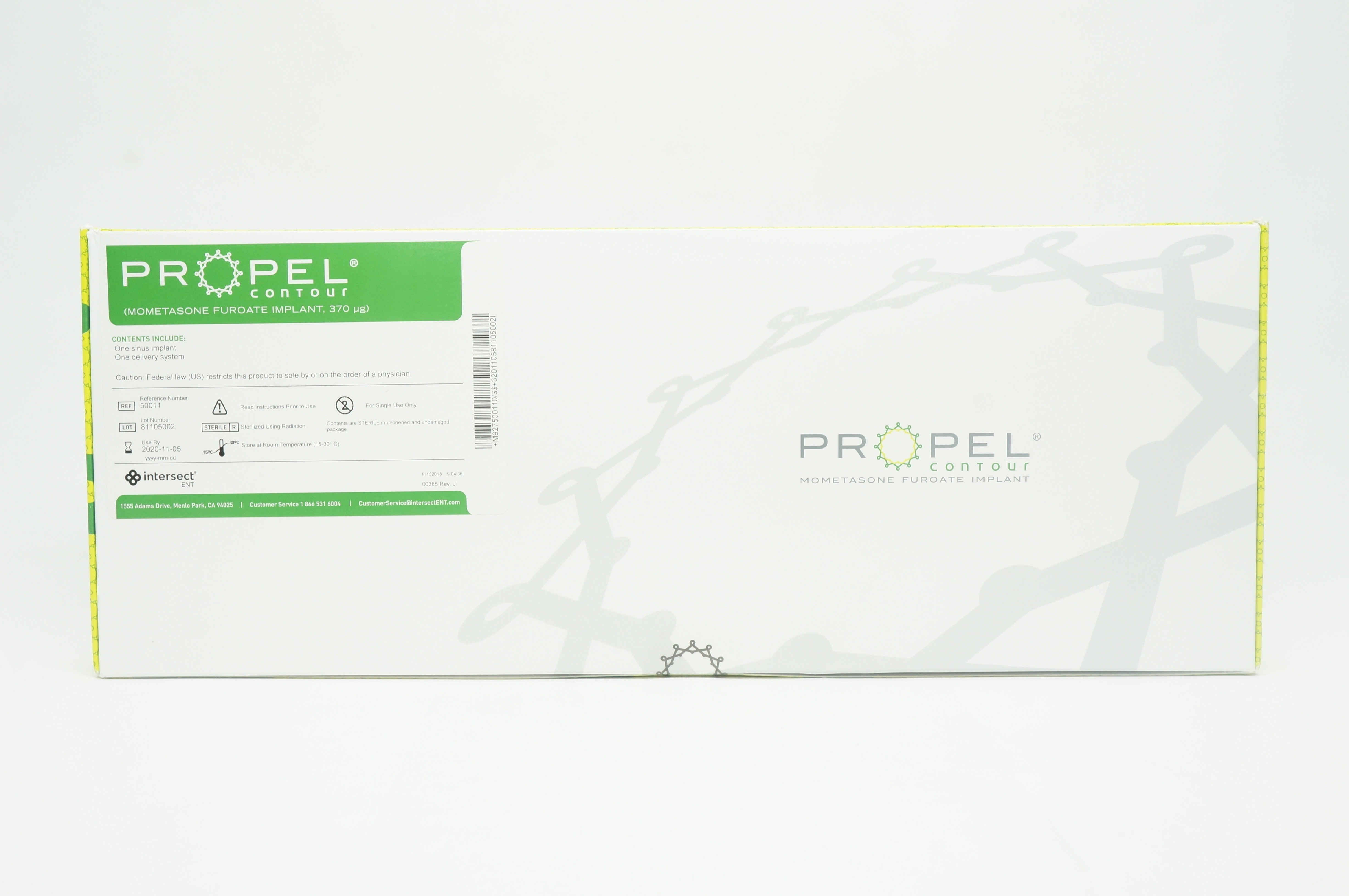 Intersect 50011 Propel Contour Mometasone Furoate Implant 370 µg (x)