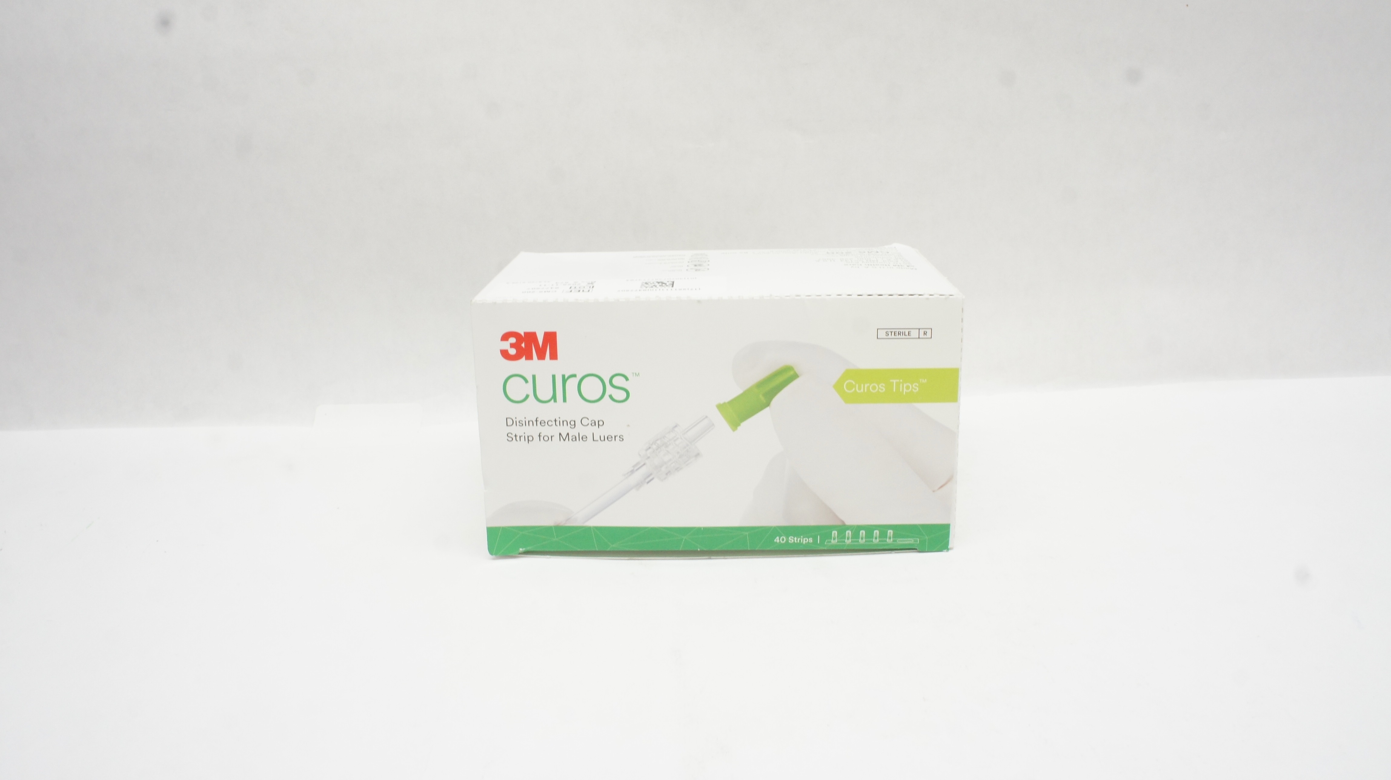 3M CM5-200 Curos Disinfecting Cap Strip for Male Luers - Box of 40
