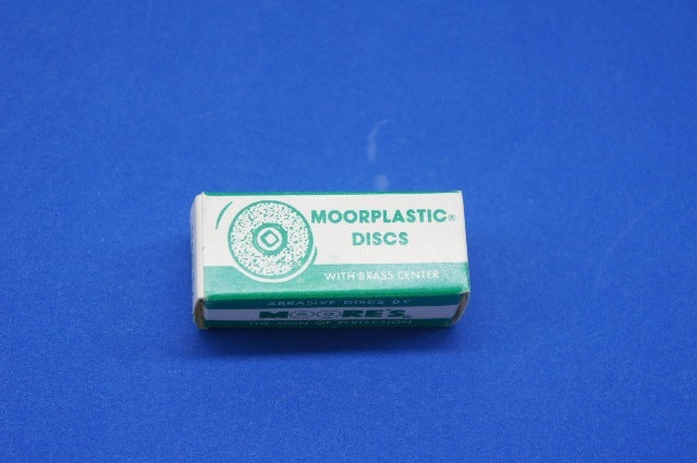 Moore's Moorplastic Discs Garnet Med 3/4" ~ Box of 18