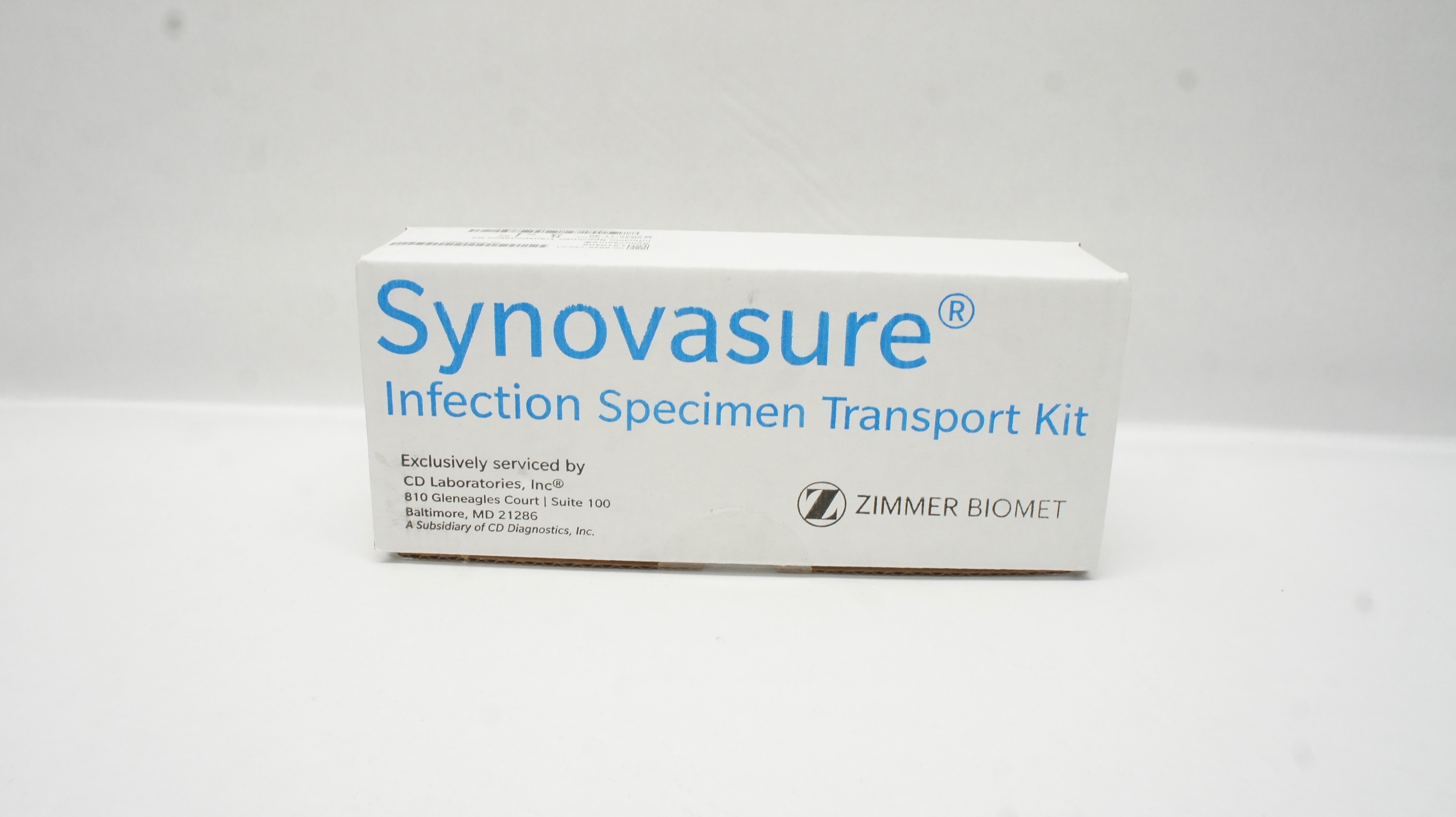 Zimmer 00-8888-130-01 Synovasure Infection Specimen Transport Kit (x)