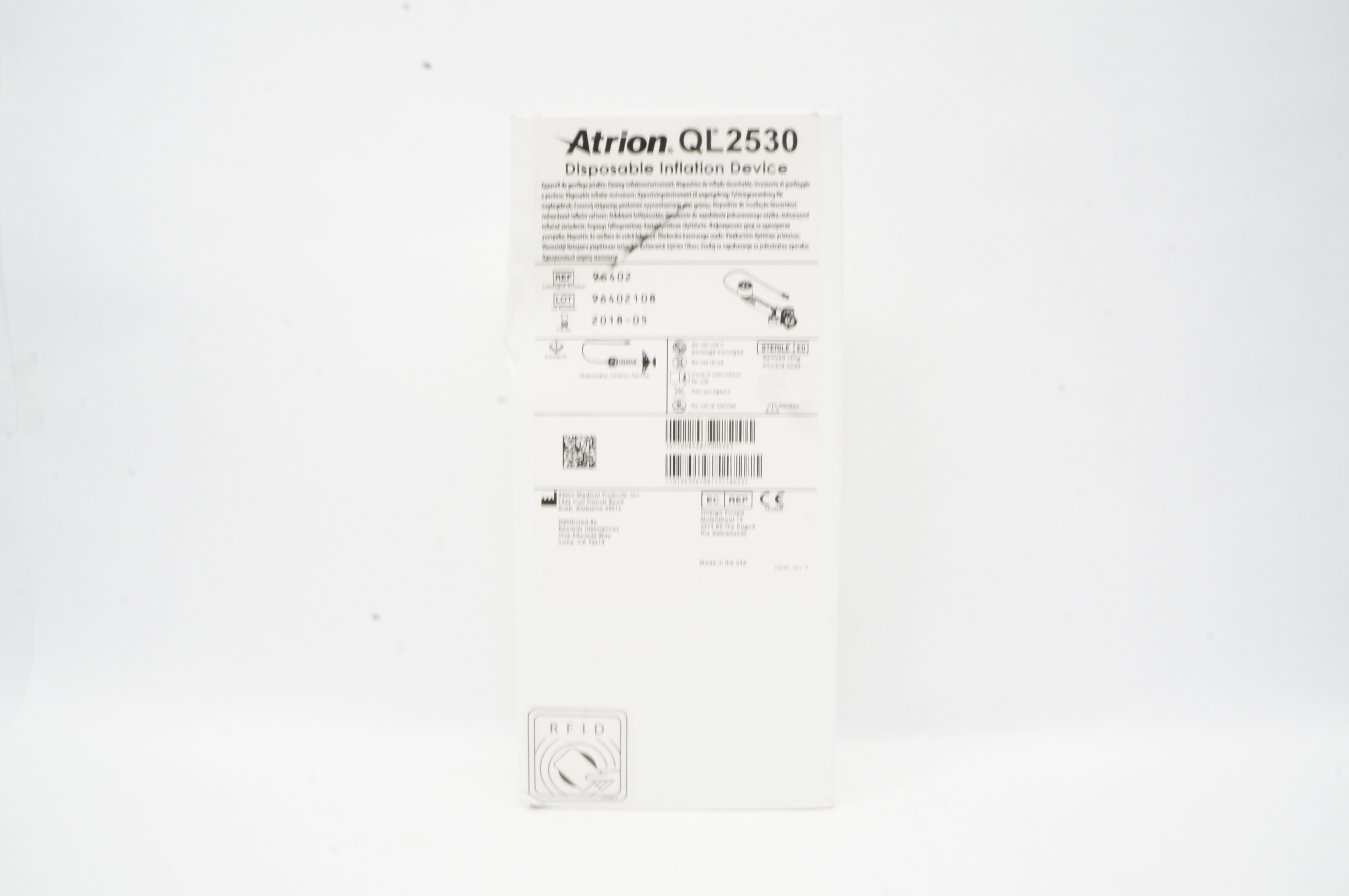 Atrion Medical 96402 QL2530 Inflation Device (x)