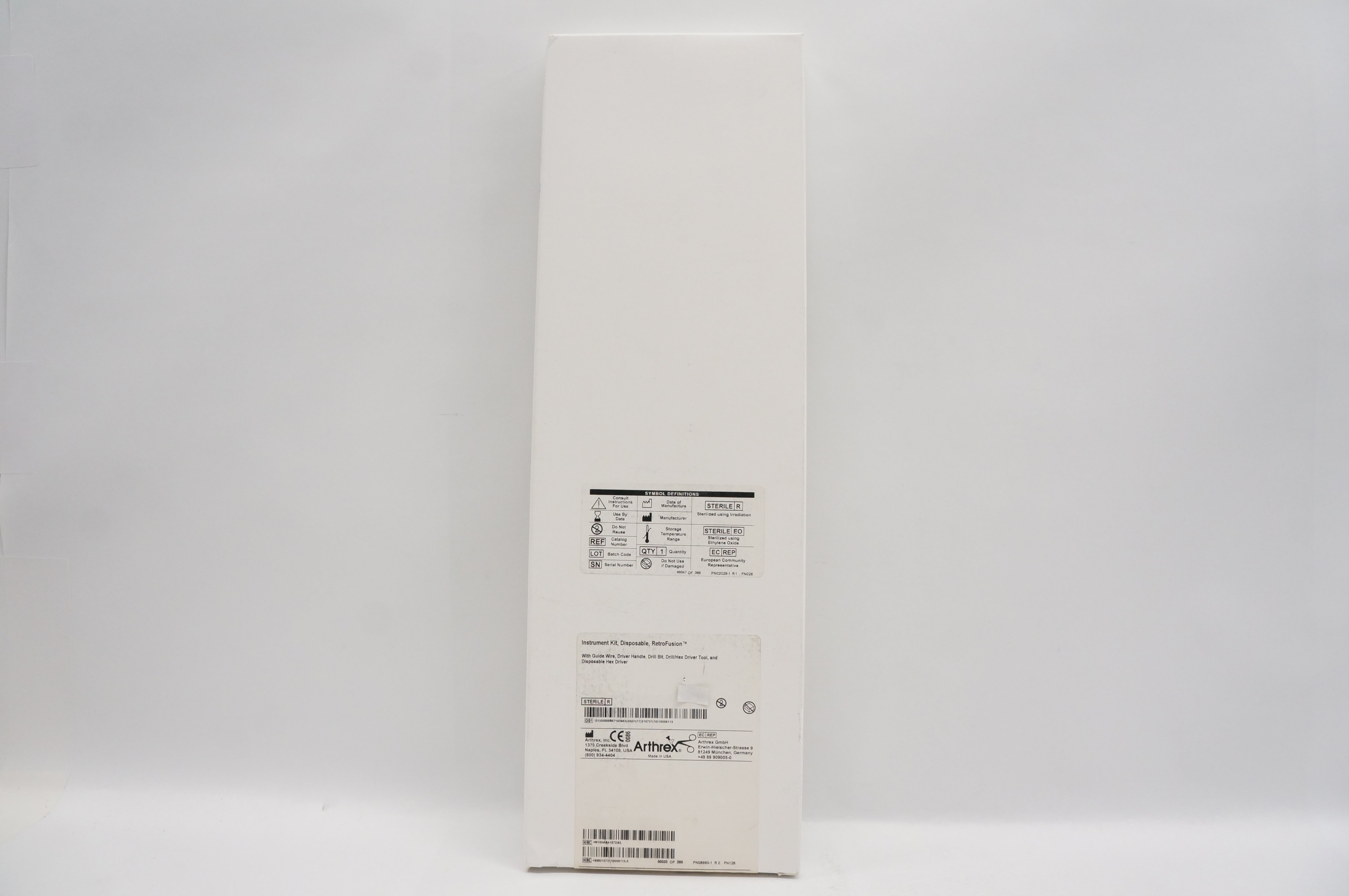 Arthrex AR-4157DS Instrument Kit Disposable RetroFusion (x)