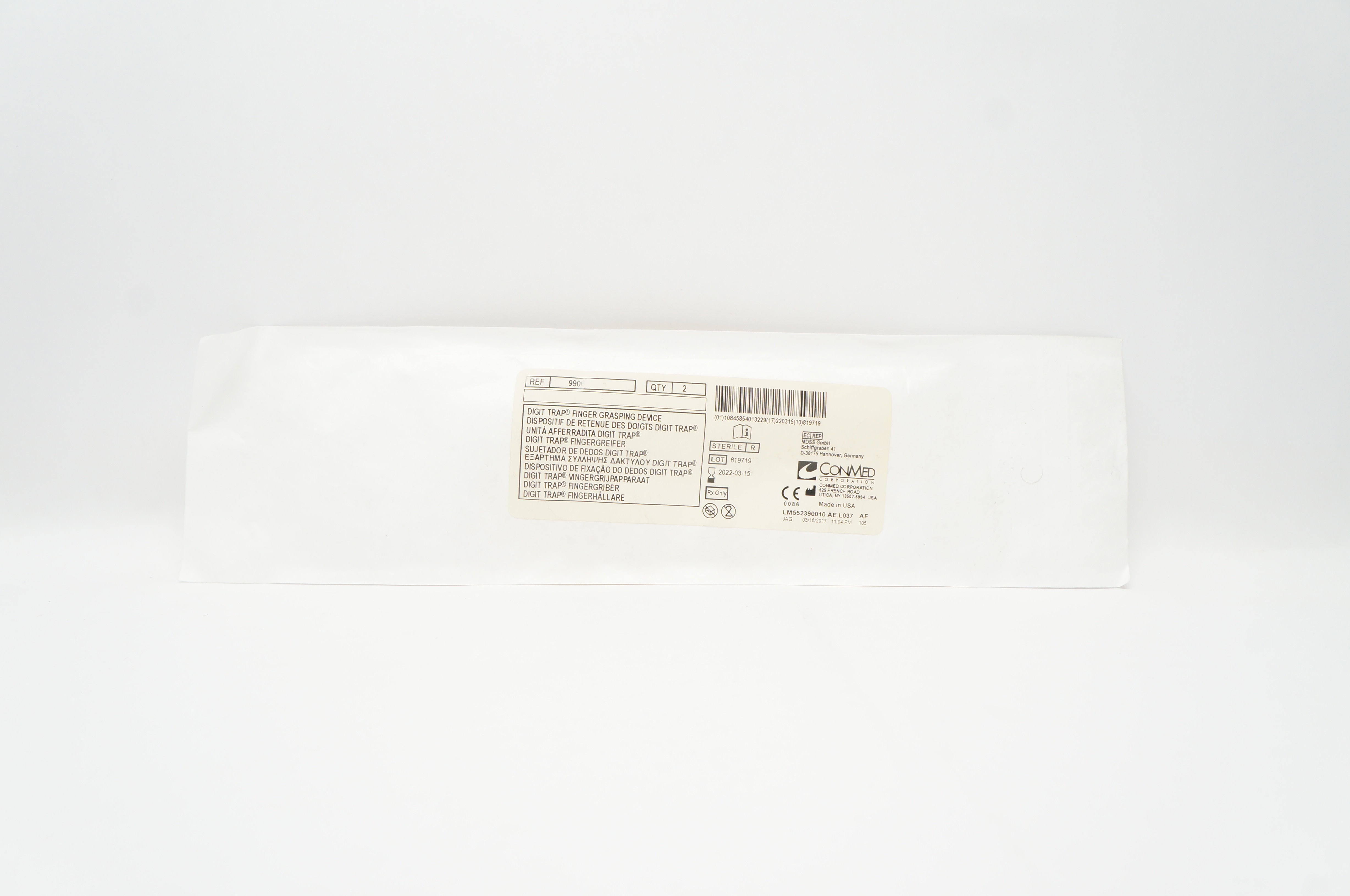 ConMed 9906 Digit Trap Finger Grasping Device (x) - Pack of 2