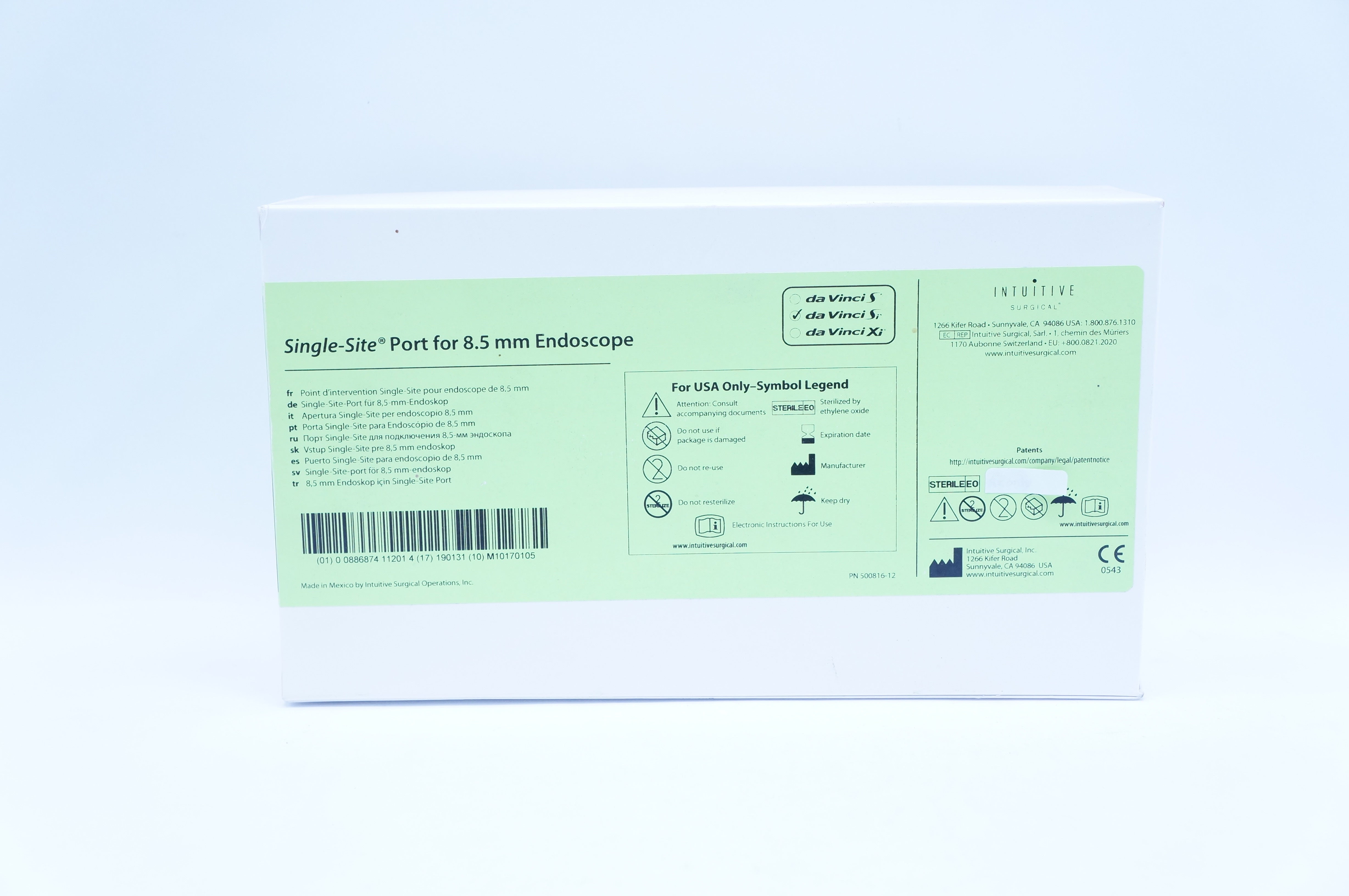 Da Vinci Si 428065 Institutive Surgical Single Site Port for 8.5mm Endoscope (x)