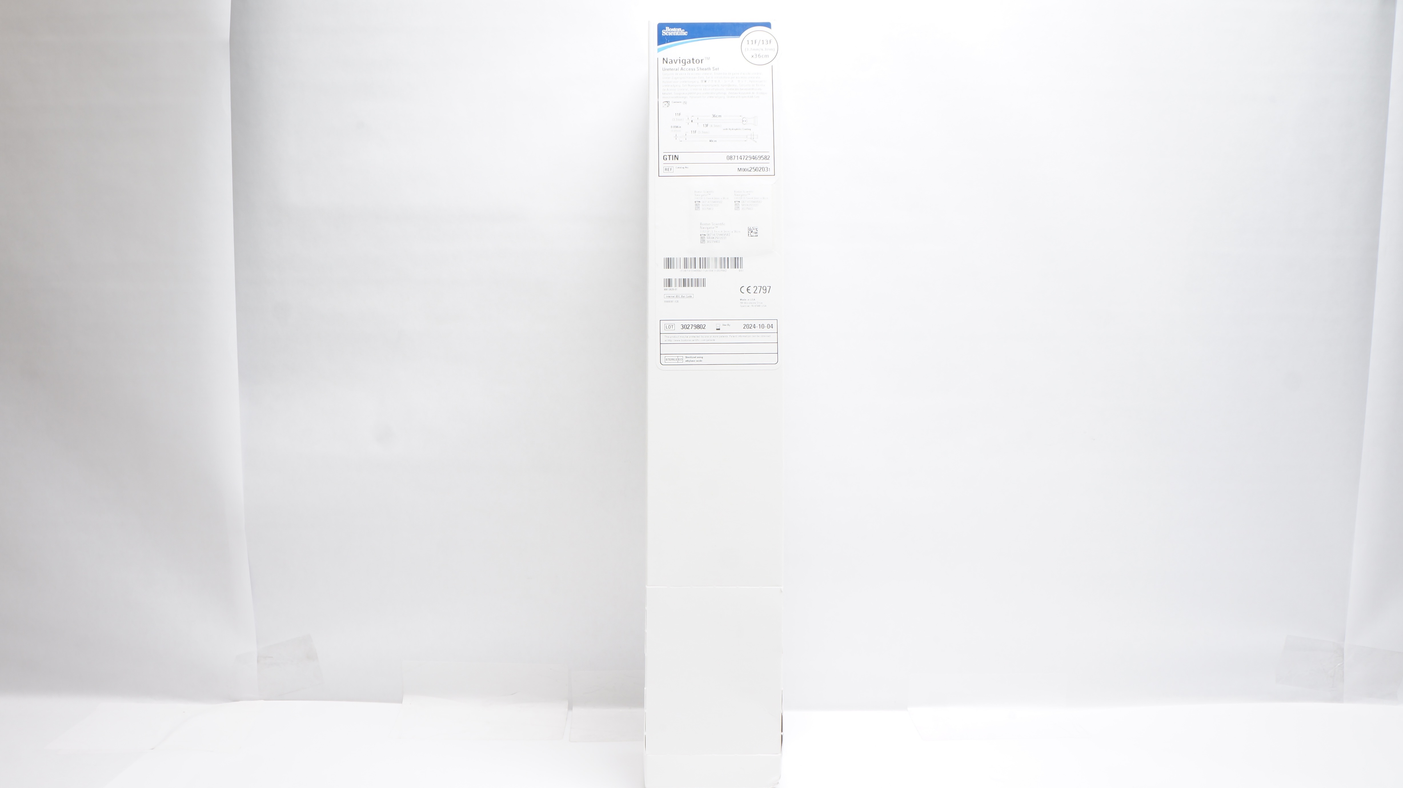 Boston Scientific 250203 Navigator Ureteral Access Set 13F x 11F x 36cm-Box of 5