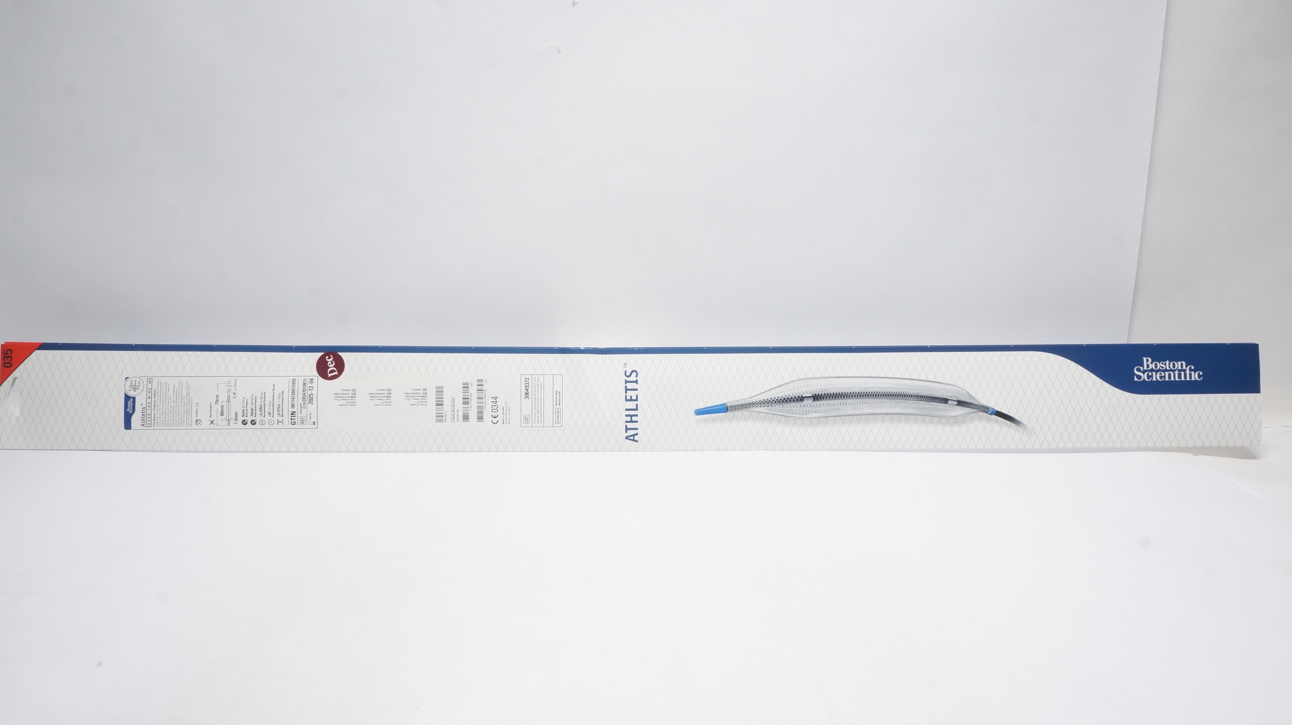 Boston Scientific 3934707087 Athletis PTA Balloon Dilatation Cath.