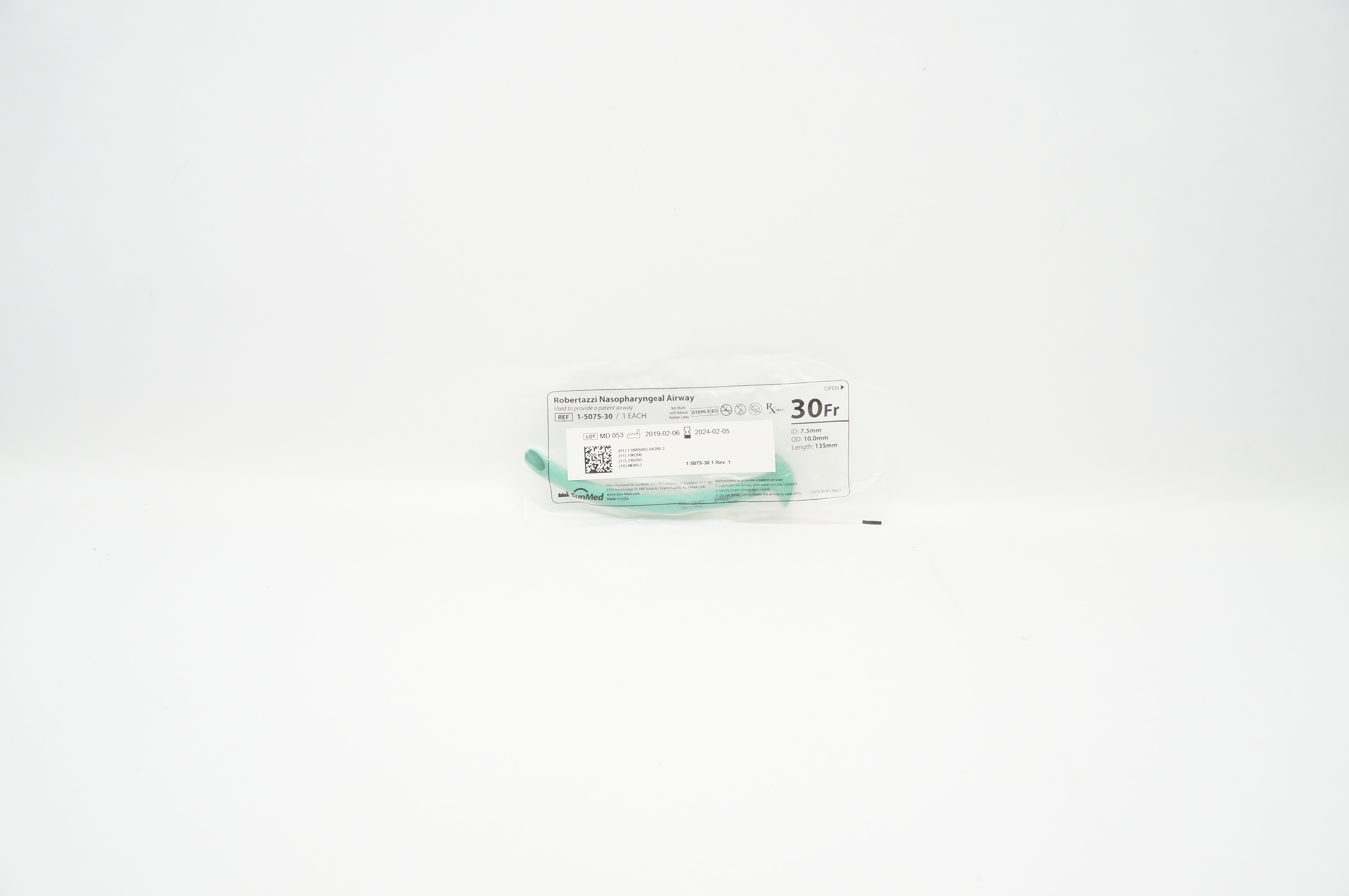 SunMed 1-5075-30 Robertazzi Nasopharyngeal Airway 30Fr.