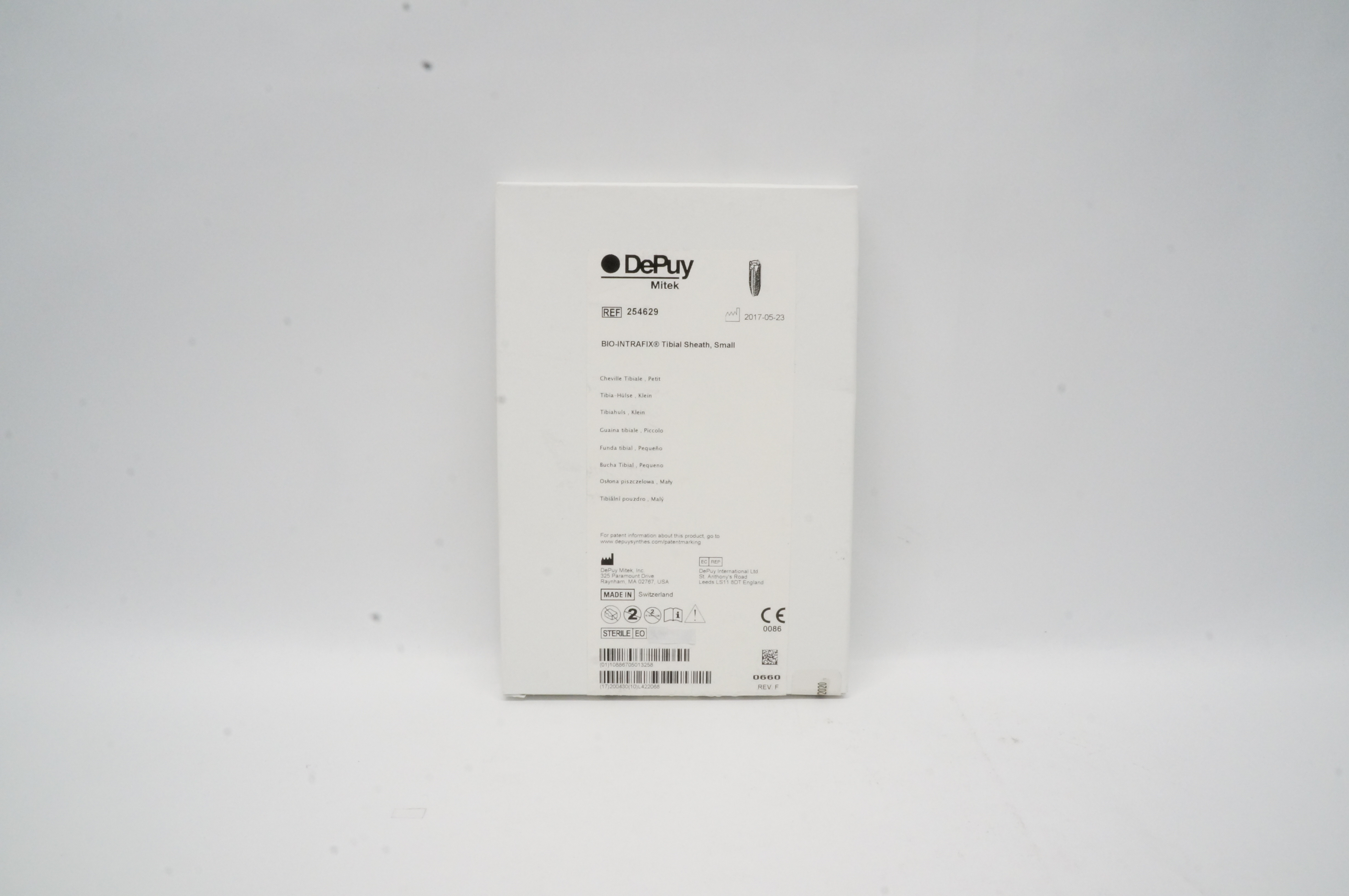DePuy 254629 Mitek Bio-Intrafix Tibial Sheath, Small (x)