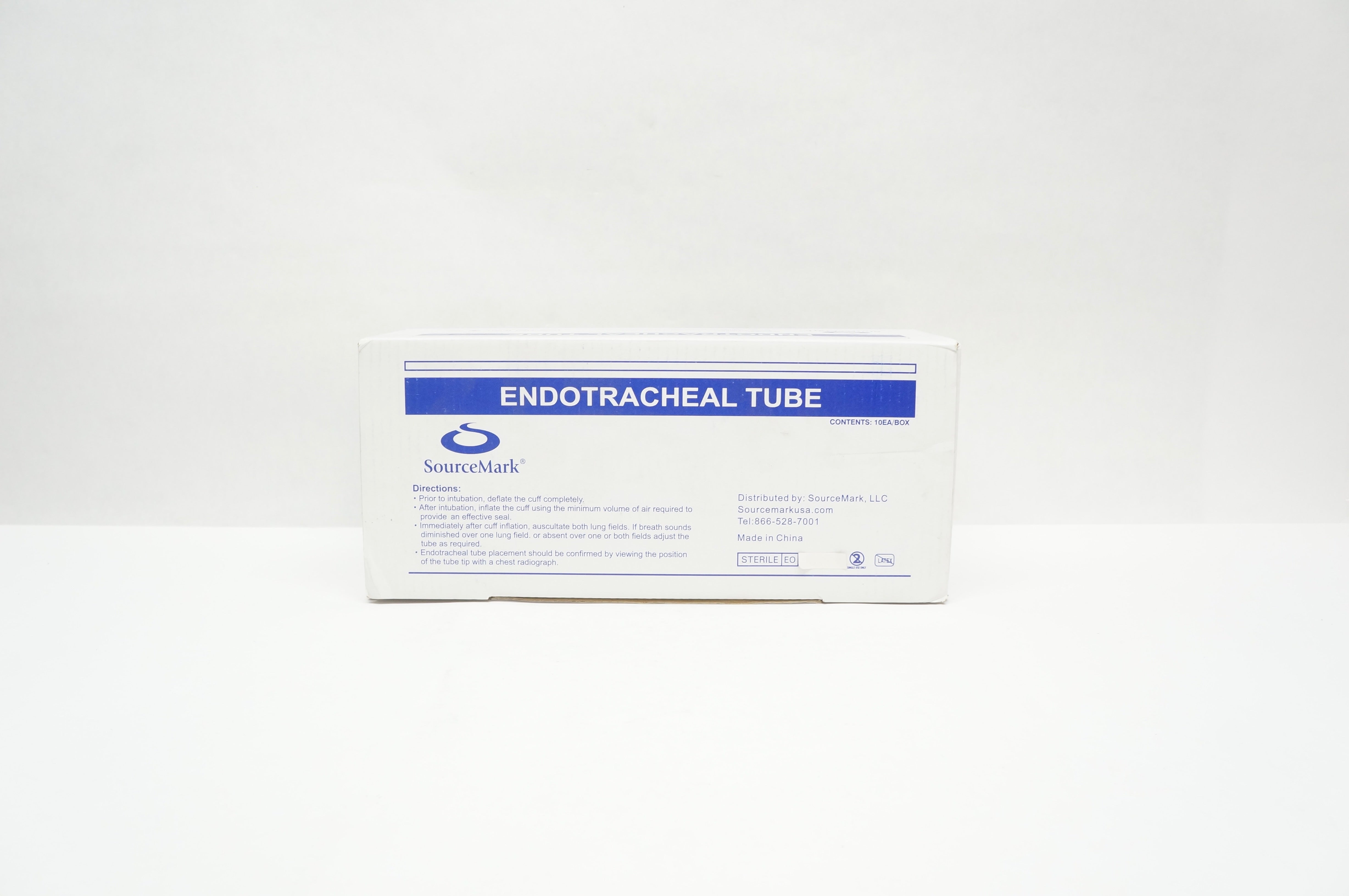 SourceMark M0445C Endotracheal Tube-Cuffed,Murphy 4.5mm x 6.2 - Box of 8 (x)