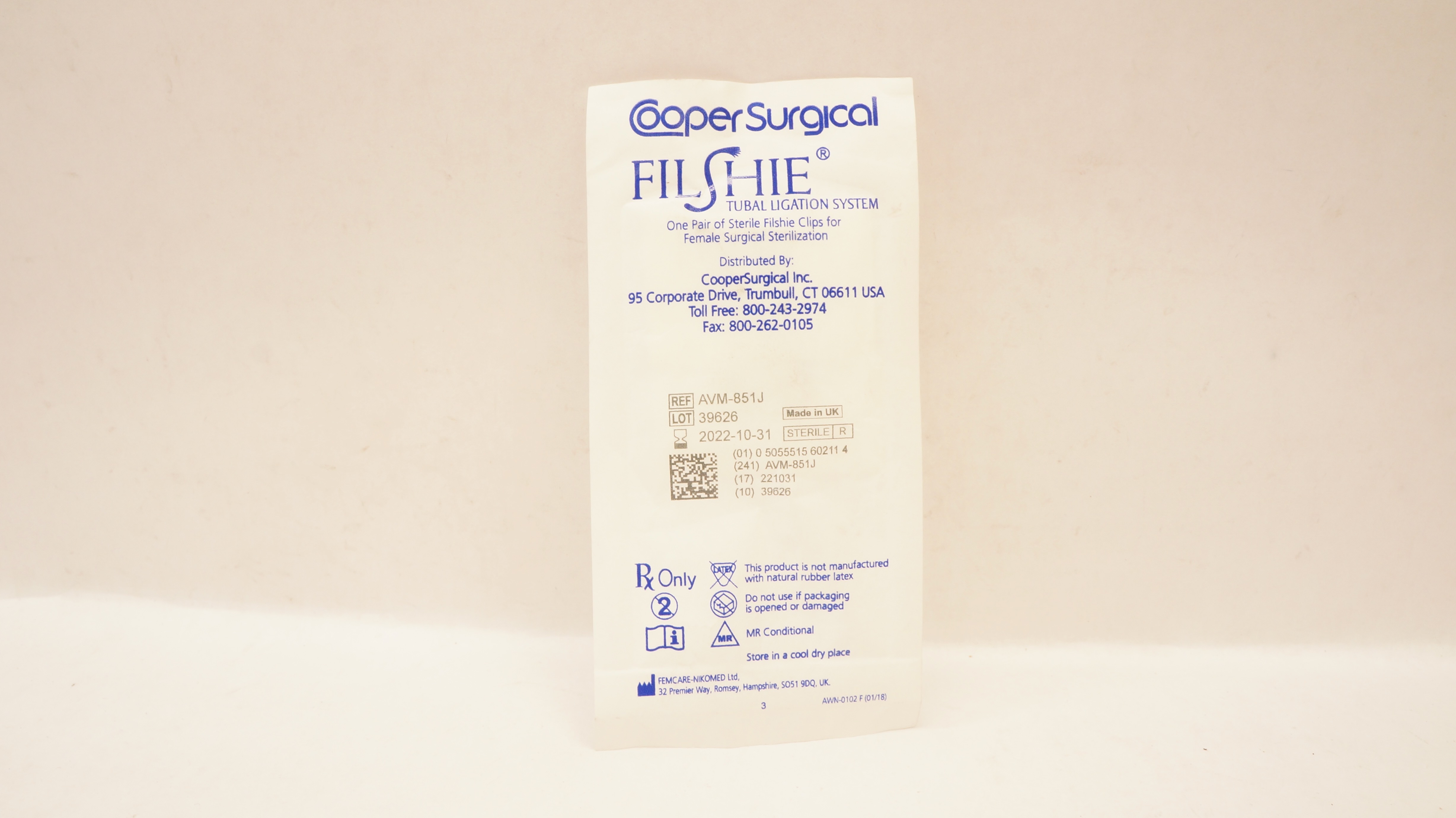 Cooper Surgical AVM-851J FILSHIE Tubal Ligation System (x)