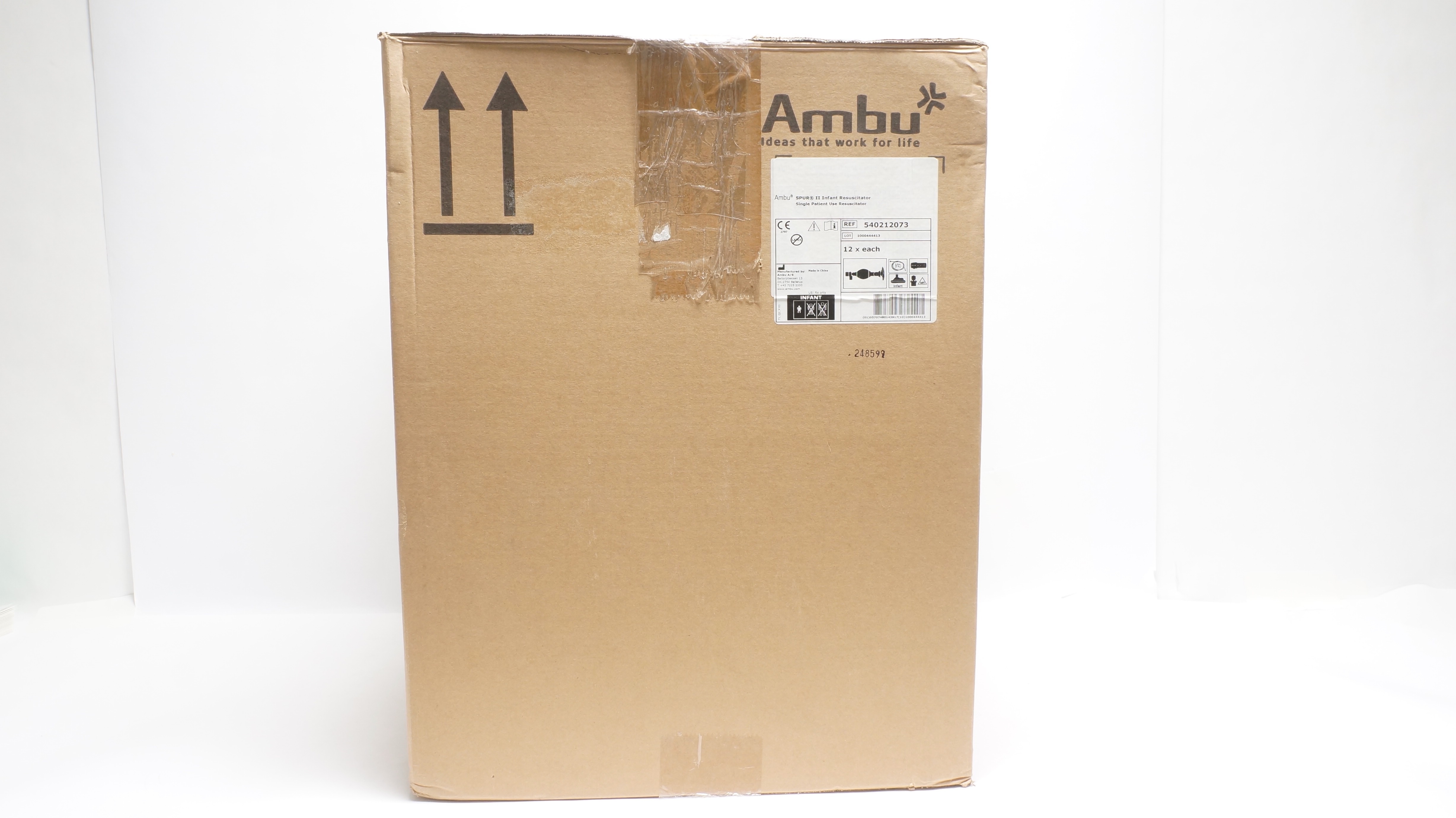 Ambu 540212073 Spur II Infant Resuscitator 7Ft. - Box of 12