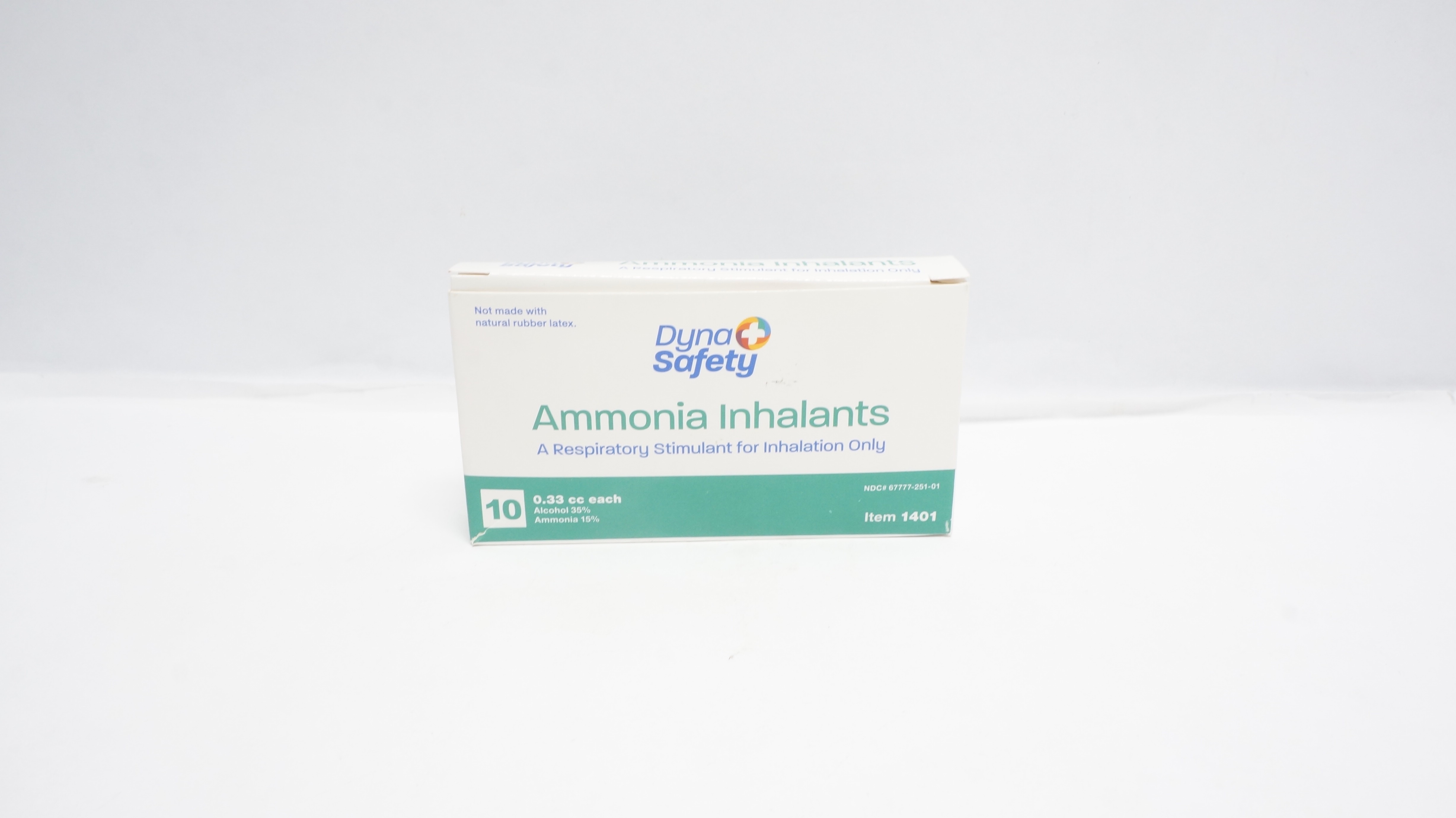 Dyna Safety 1401 Ammonia A Respiratory Stimulant f - Box of 6
