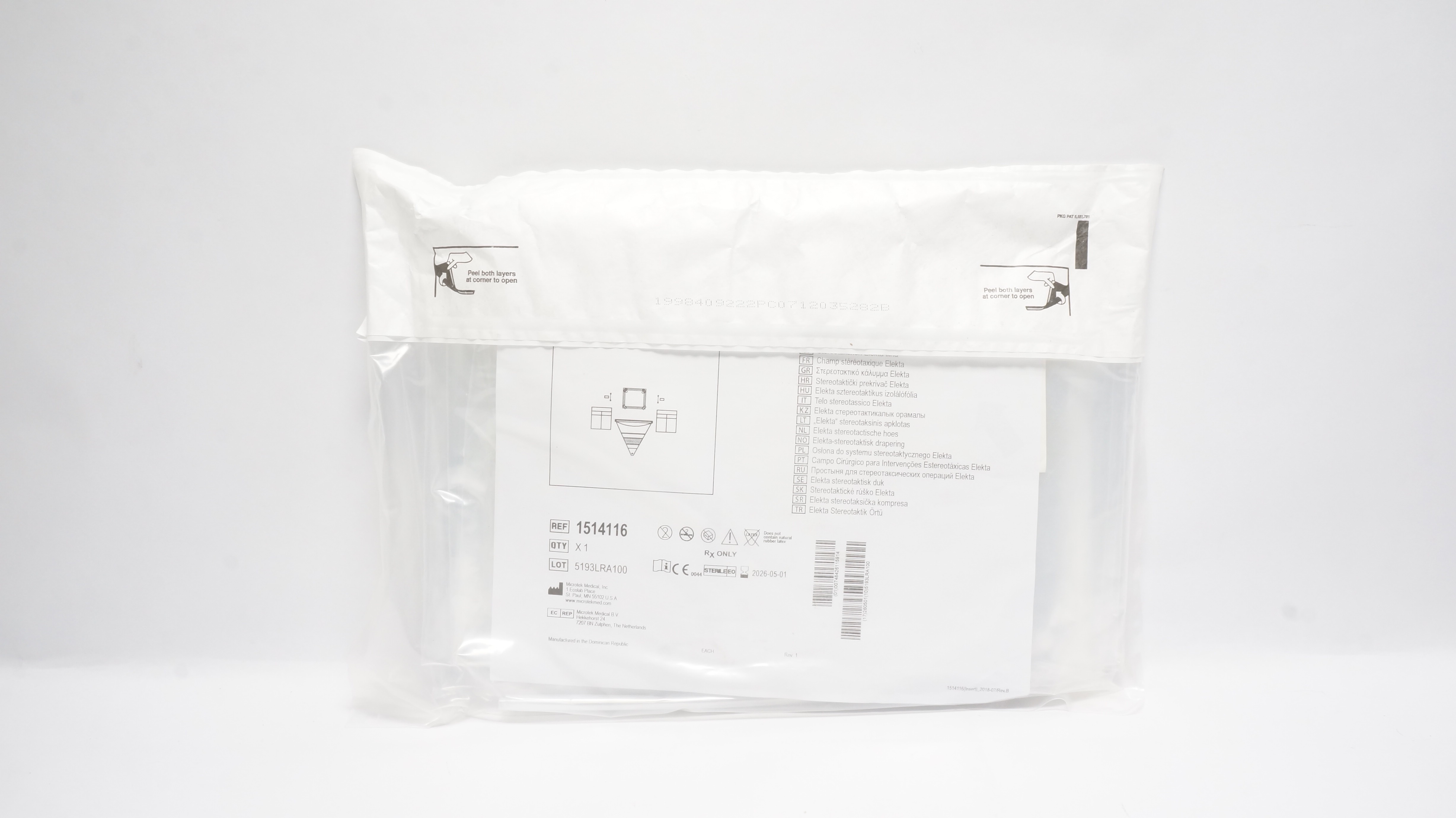 Microtek 1514116 Elekta Stereotactic Drape