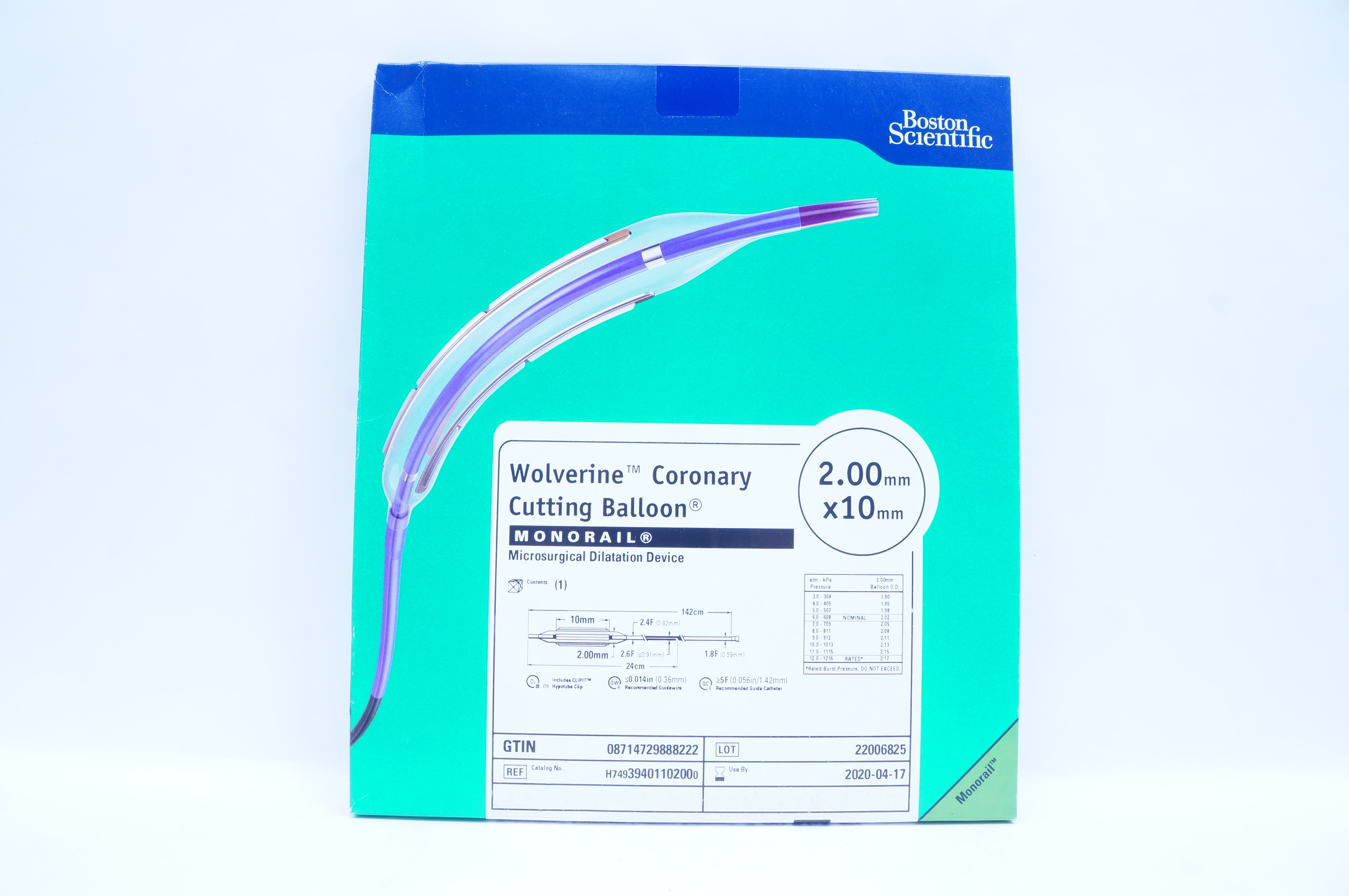 Boston Scientific 3940110200 Microsurgical Dilatation Device 2.0 x 10mm (x)