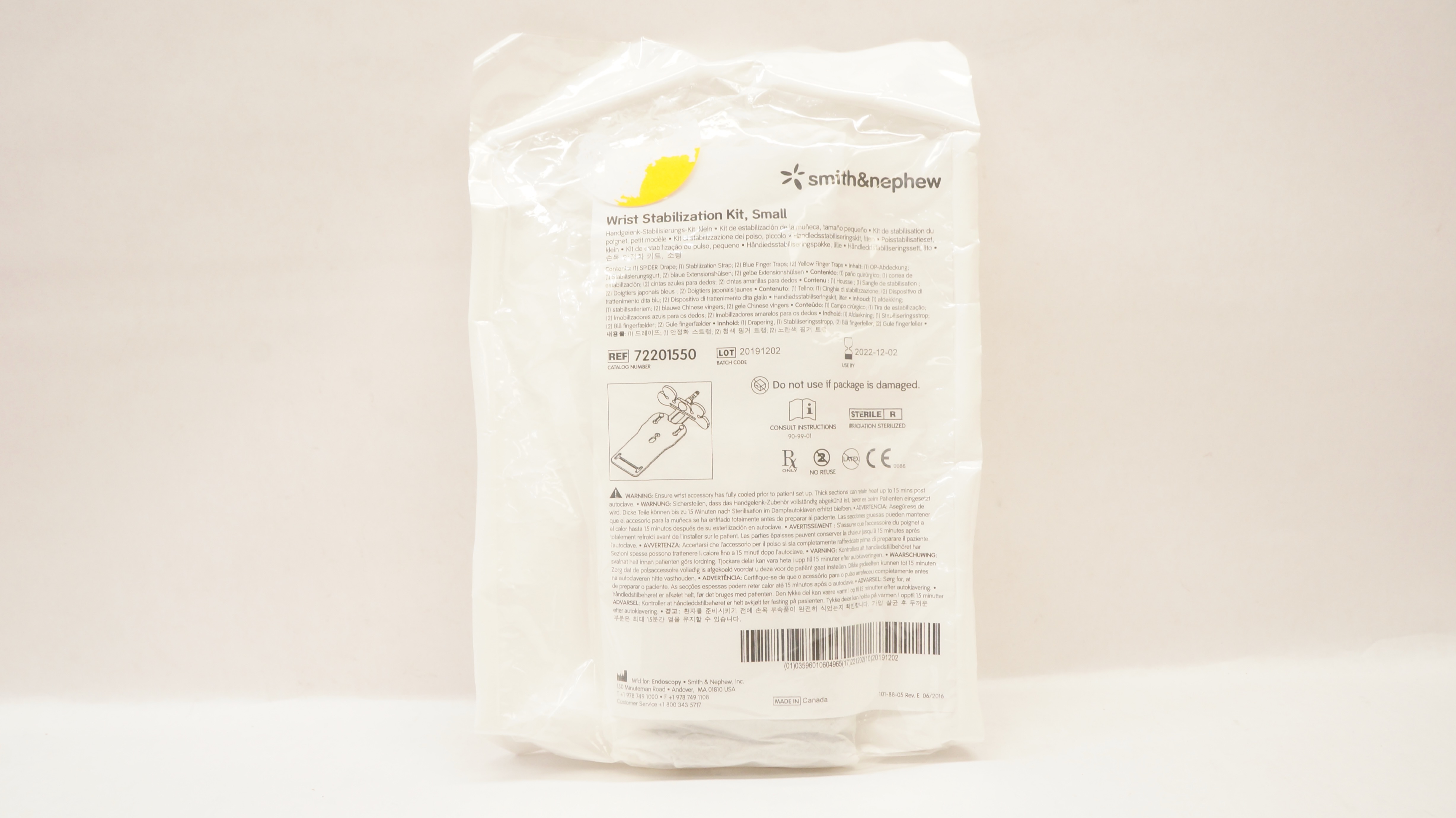 Smith&Nephew 72201550 Wrist Stabilization Kit (x)