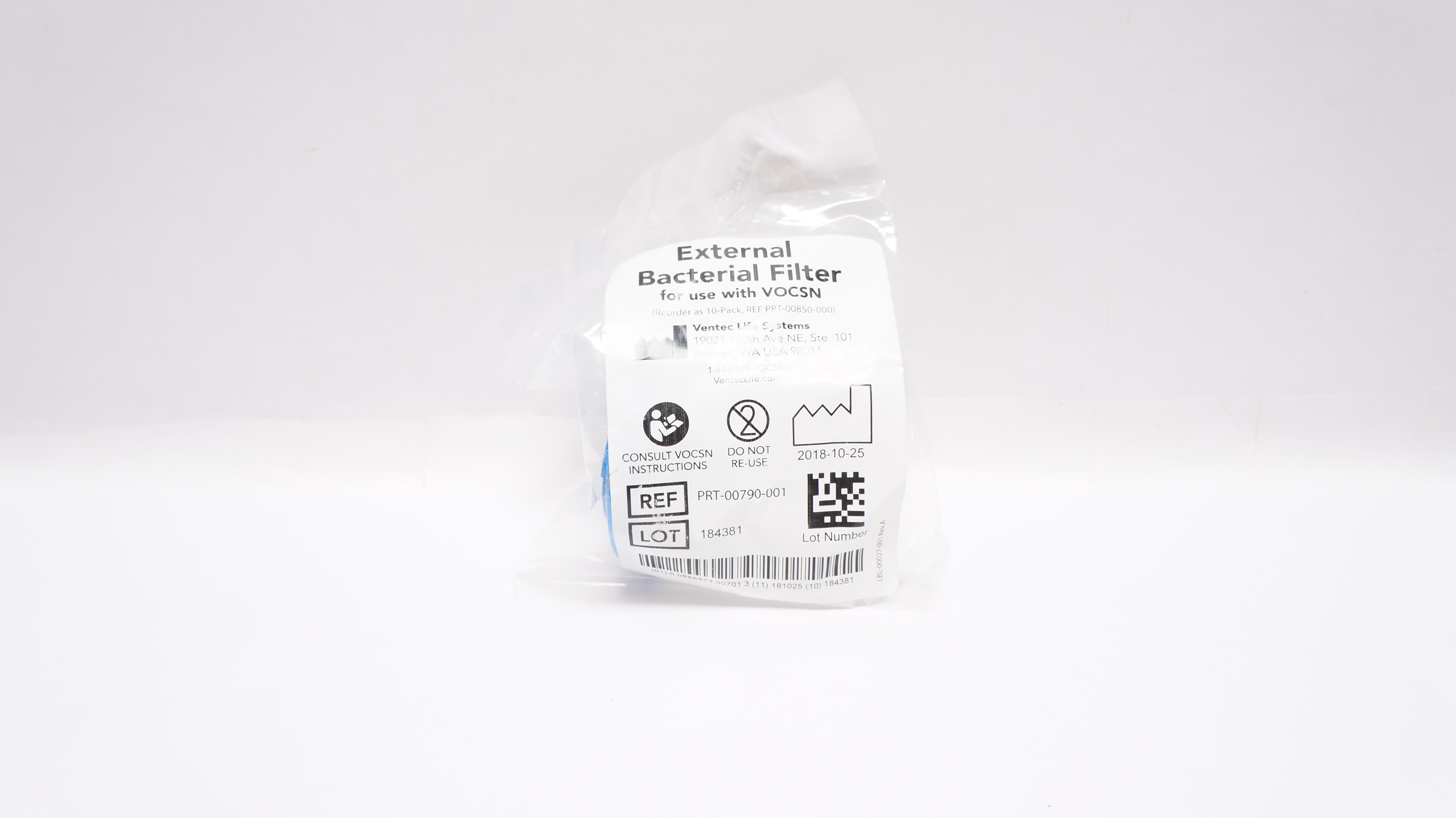Ventec Life PRT-00790-000 VOCSN External Bacterial Filter