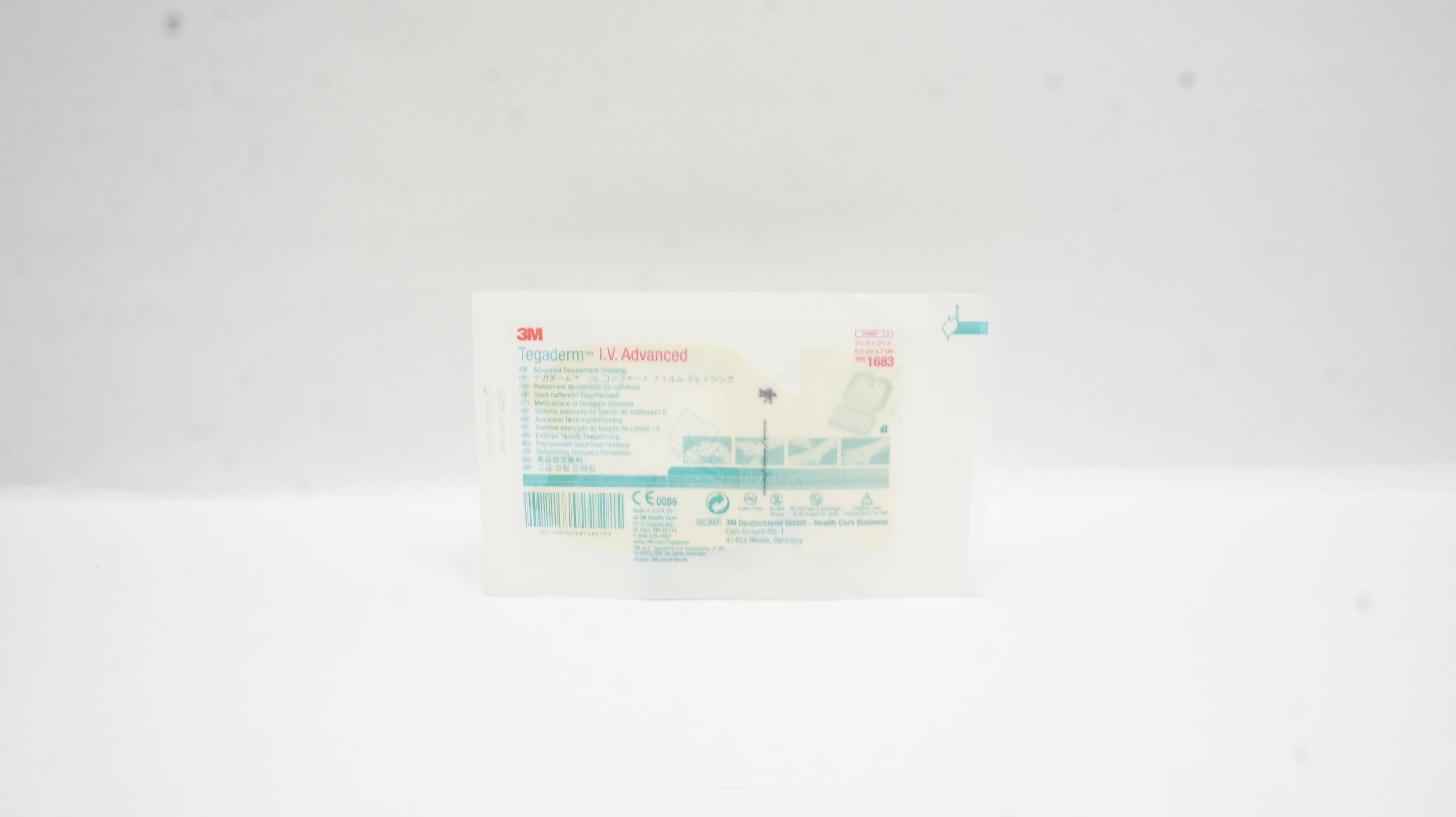 3M 1683 Tegaderm I.V. Advanced Securement Dressing 2-1/2inch x 2-3/4inch (x)