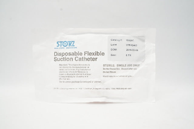 Karl Storz 10468C Disposable Flexible Suction Cath. 6FR