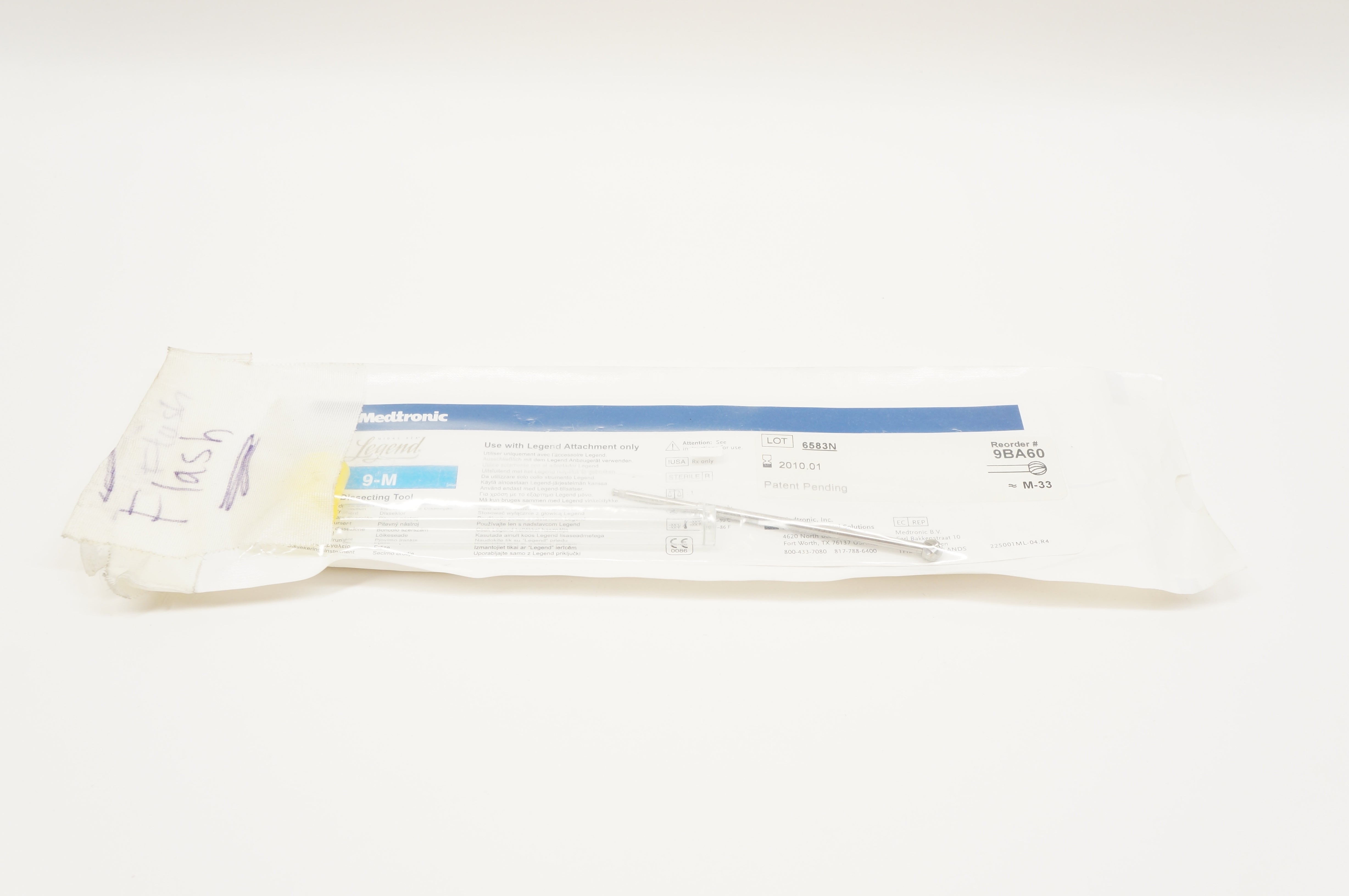 Medtronic 9BA60 9-M Dissecting Tool (x)