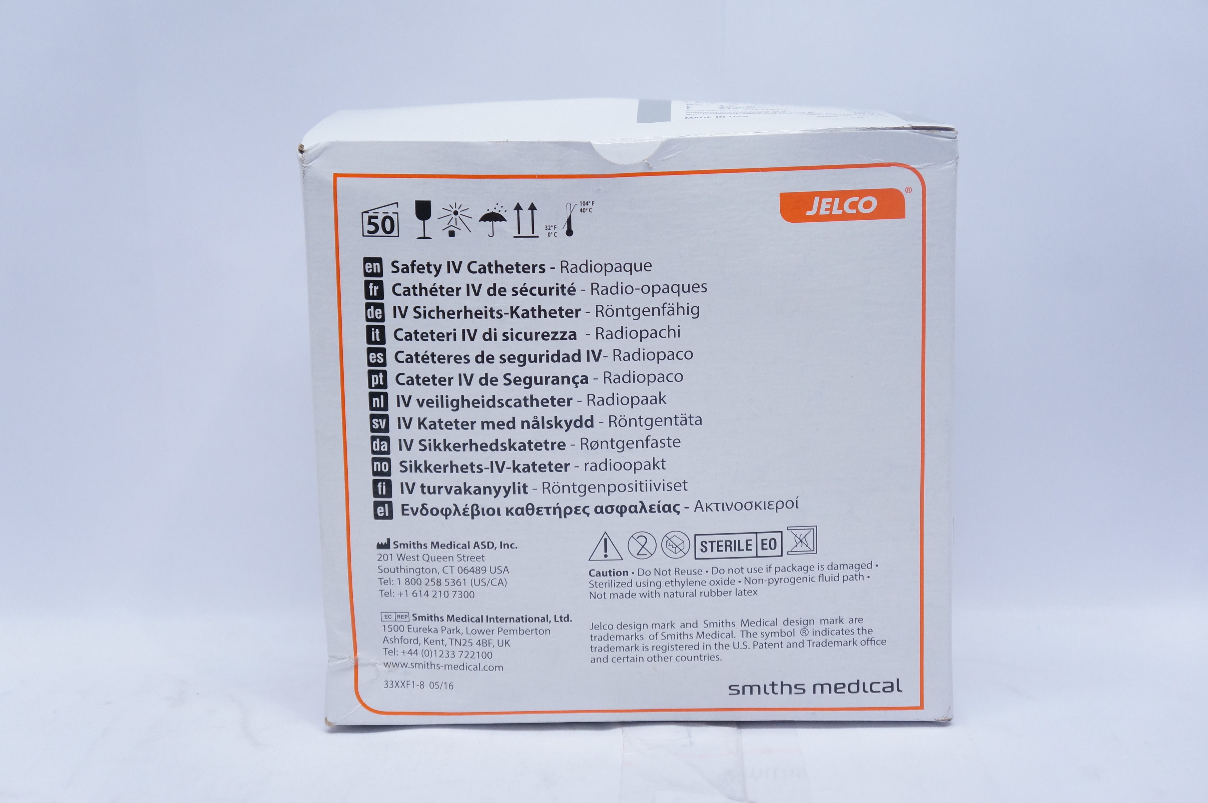 Smiths Medical 3062 ProtectIV Plus 16G x 1-1/4inch - Box of 50