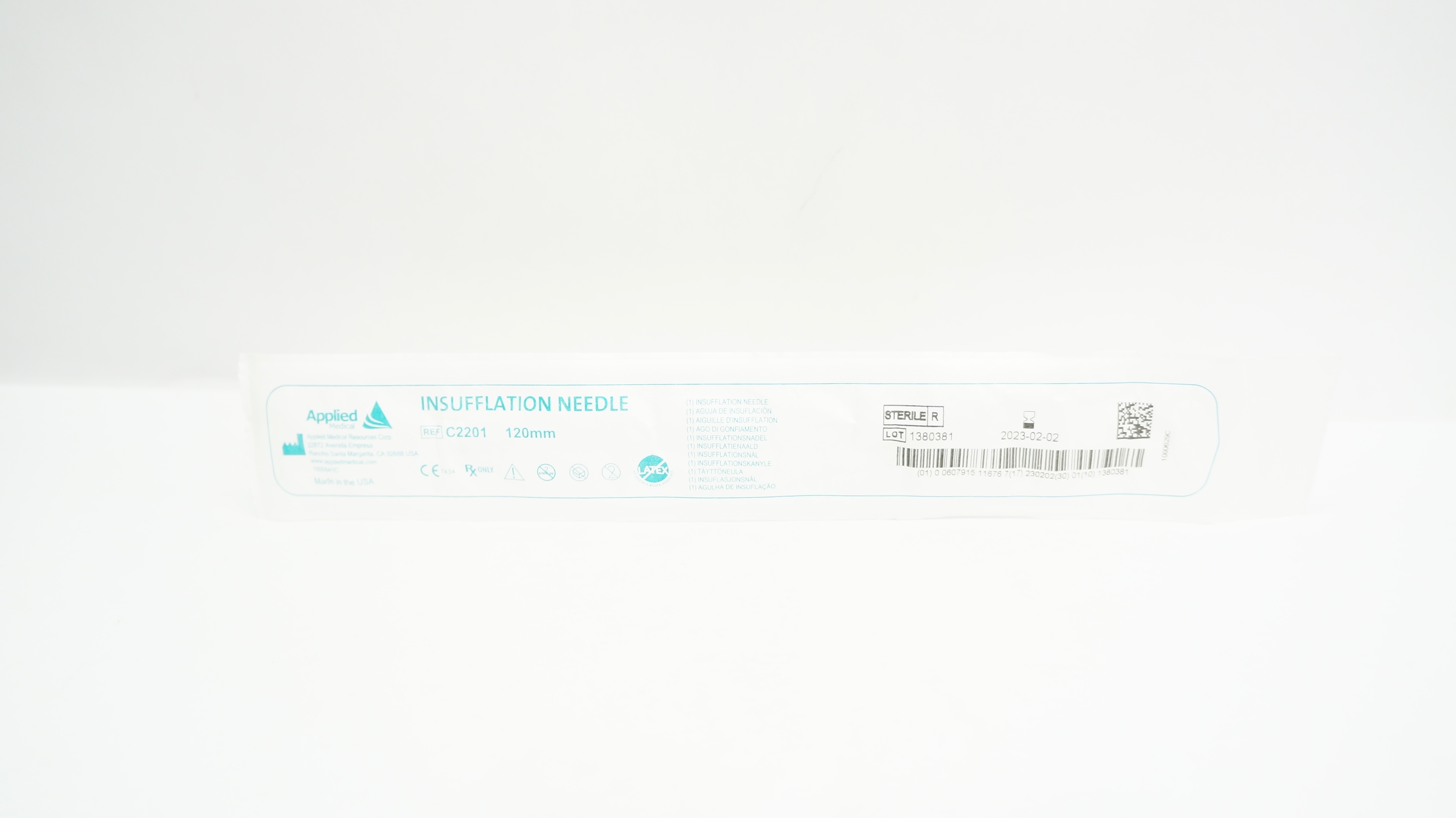 Applied Medical C2201 Insuflation Ndle 120mm (x)