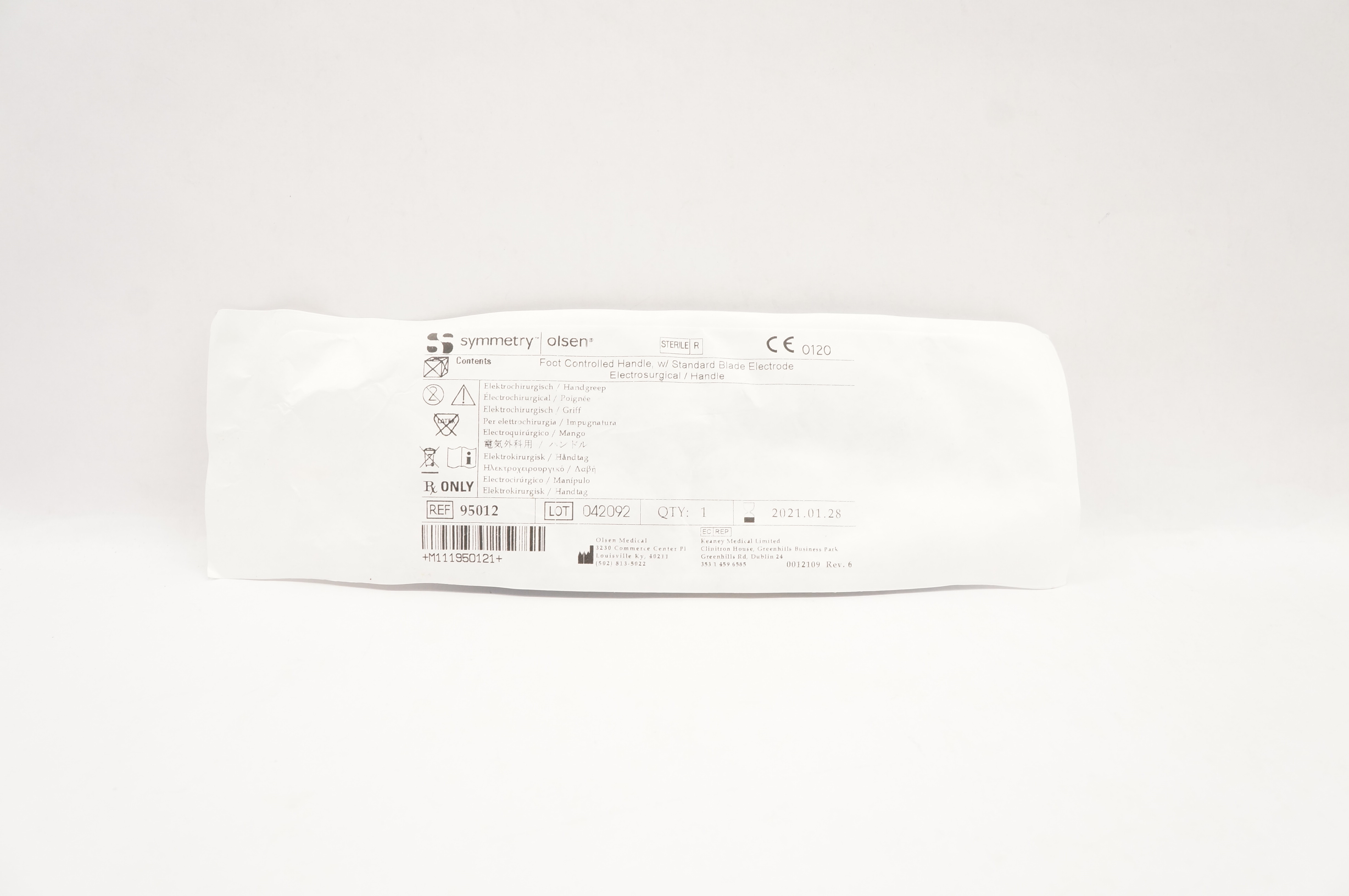 Olsen Medical 95012 Foot Controlled Handle Electrosurgical/Handle (x)