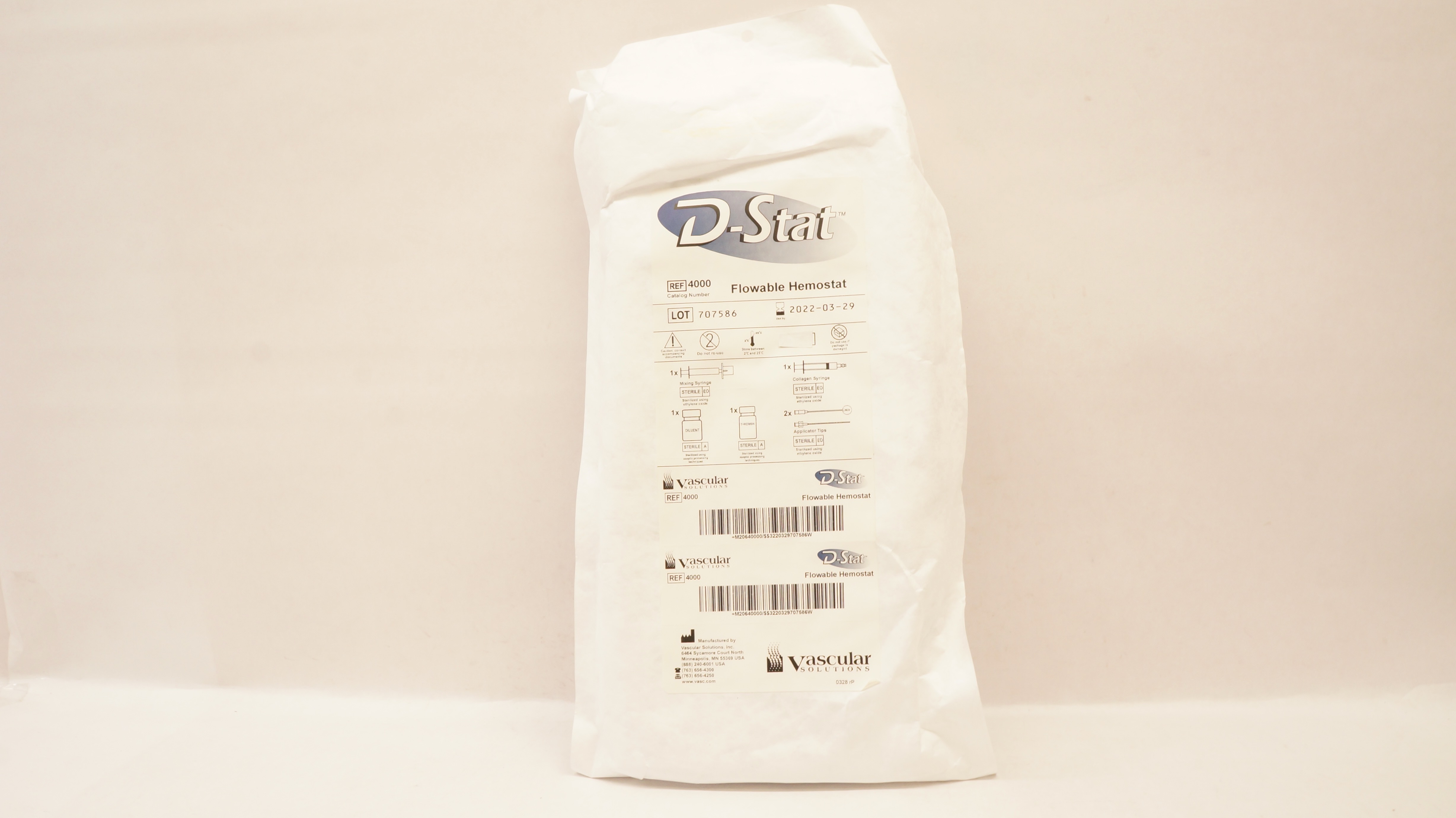 Vascular Solutions 4000 D-Stat Flowable Hemostat (x)