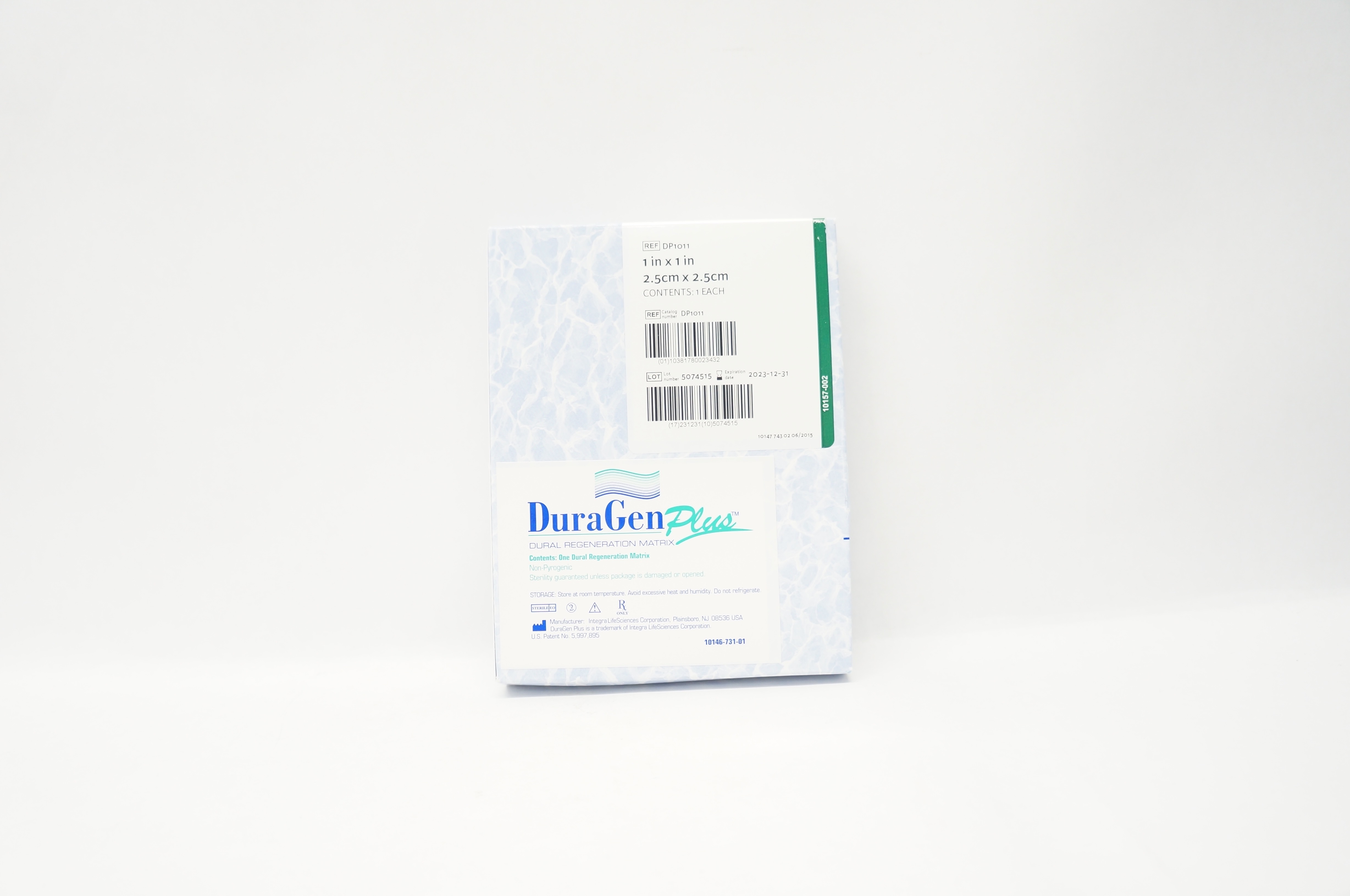 Integra LifeSciences DP1011 DuraGen Plus Dural Regeneration Matrix 1in. x 1in.