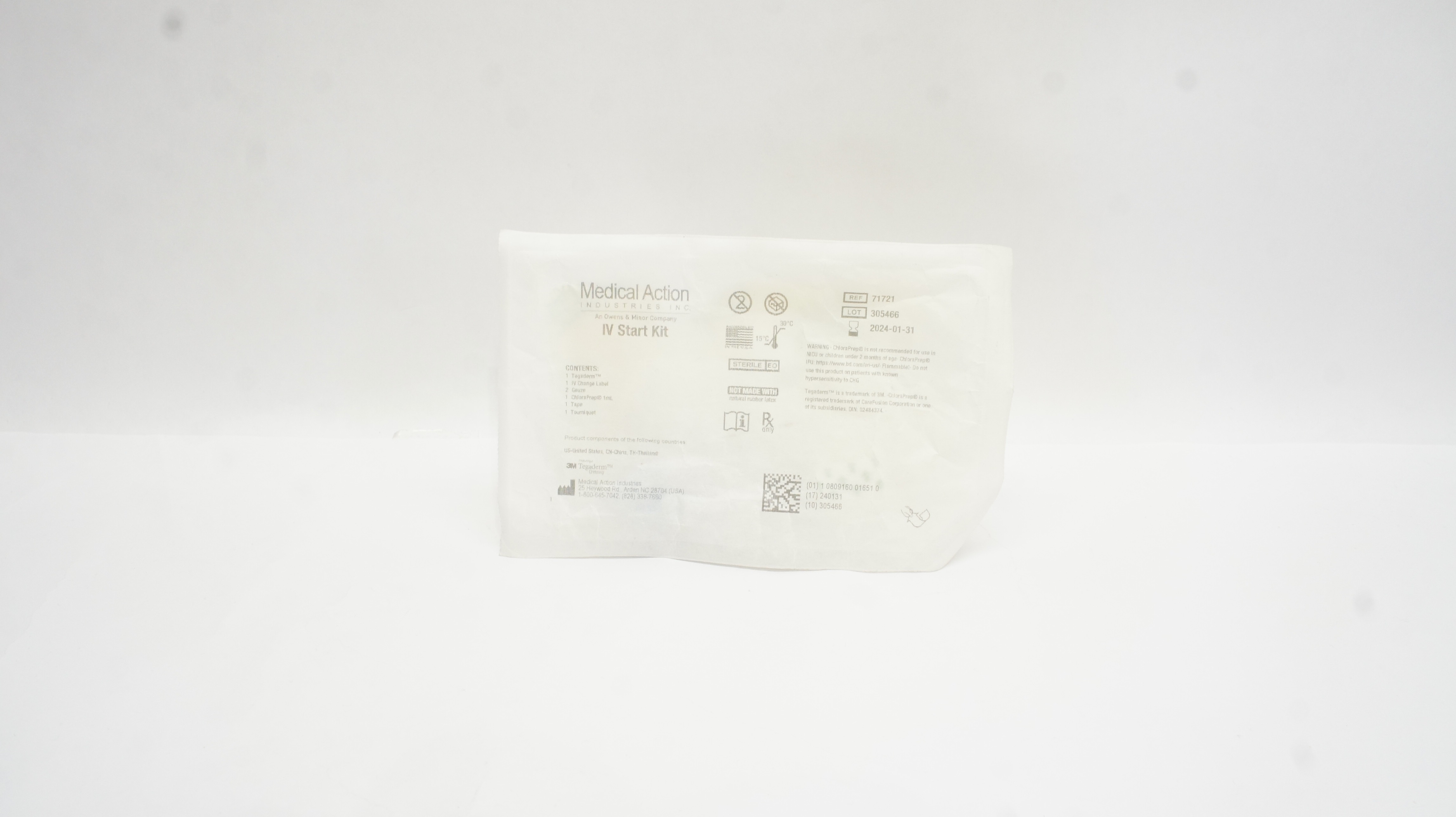 Medical Action Industries 71721 3M Tegaderm IV Start Kit (x)